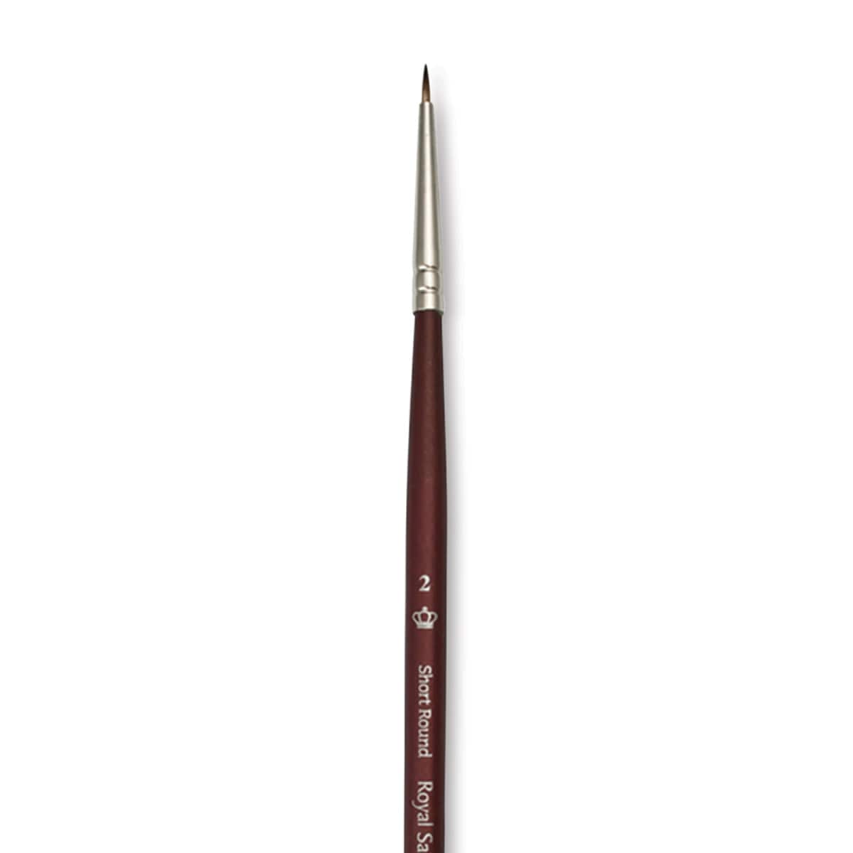 Royal & Langnickel SableTek Brush - Short Round, Short Handle, Size 2