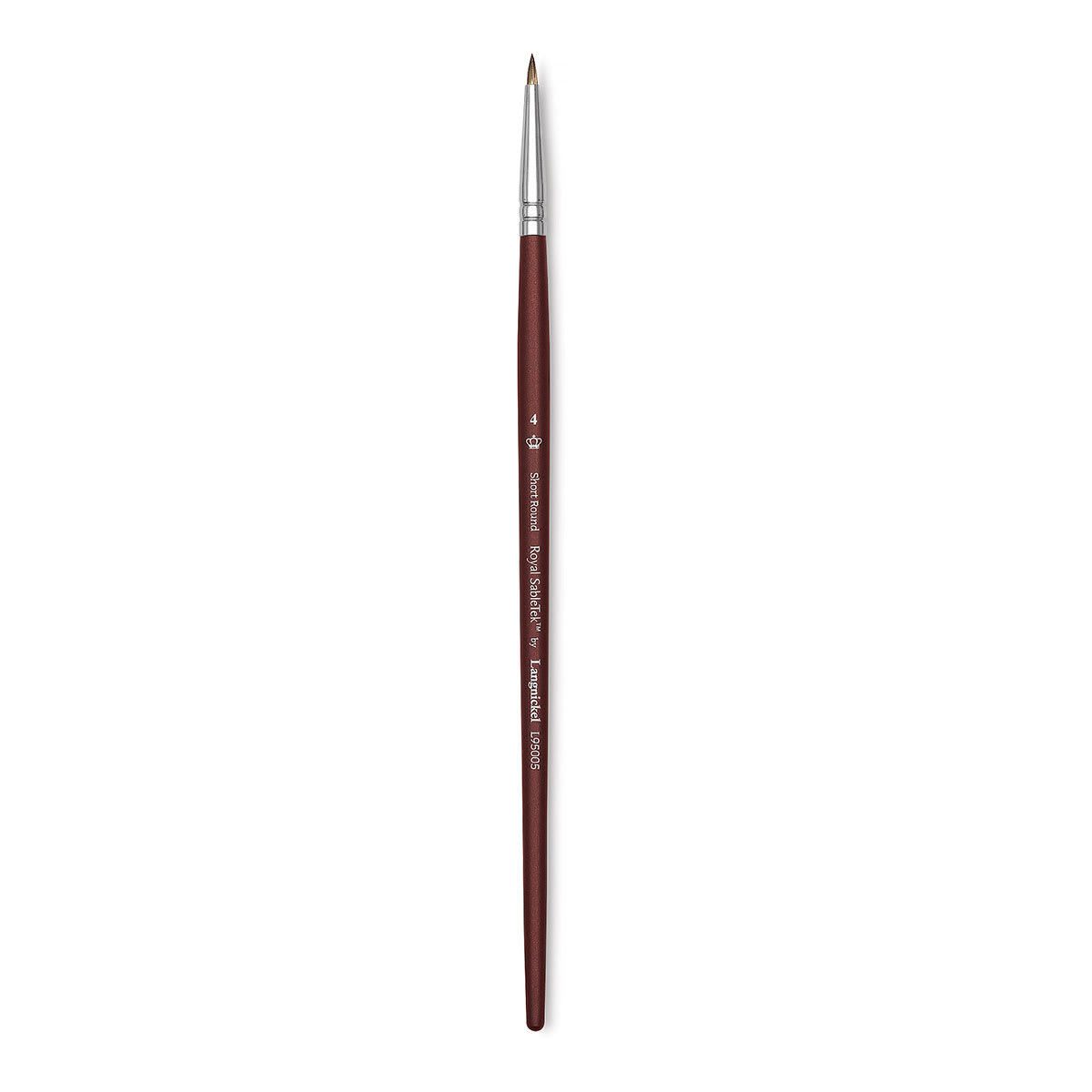Royal & Langnickel SableTek Brush - Short Round, Short Handle, Size 4