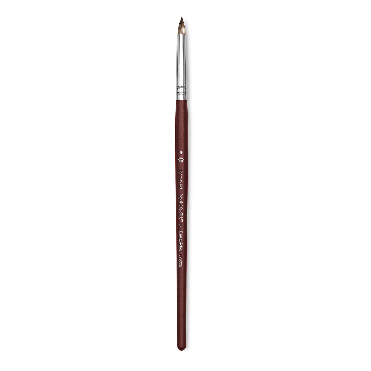 Royal & Langnickel SableTek Brush - Short Round , Short Handle, Size 8