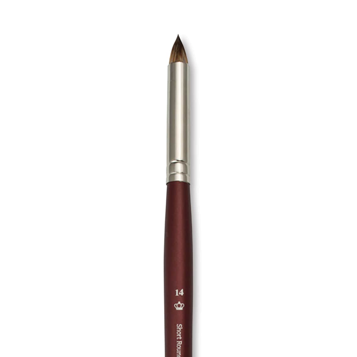 Langnickel Royal SableTek Brush - Short Round, Short Handle, Size 14
