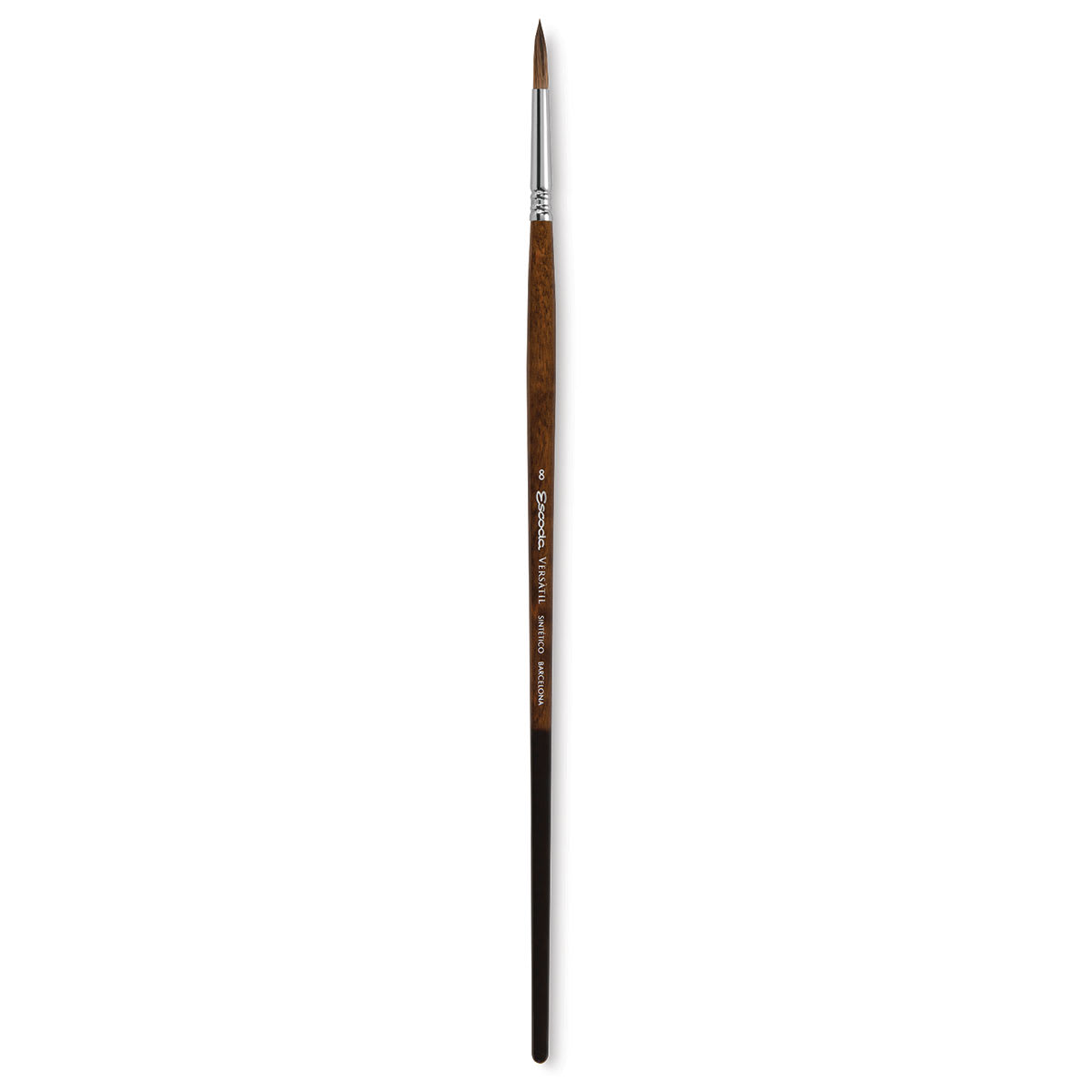 Escoda Versatil Brush - Pointed Round, Size 8, Long Handle