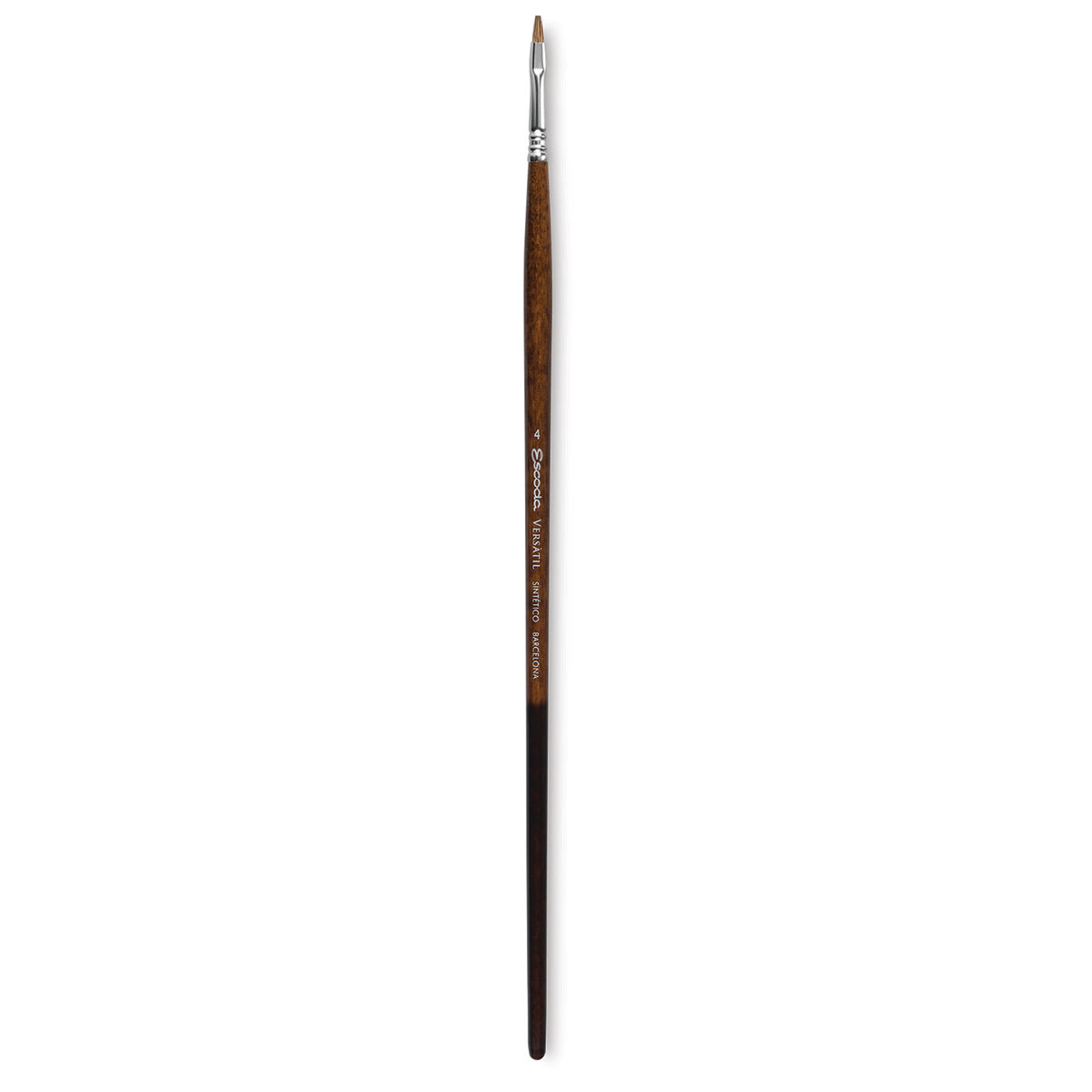 Escoda Versatil Brush - Bright, Size 4, Long Handle