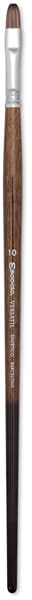 Escoda Versatil Brushes - Long handled Bright brush shown upright