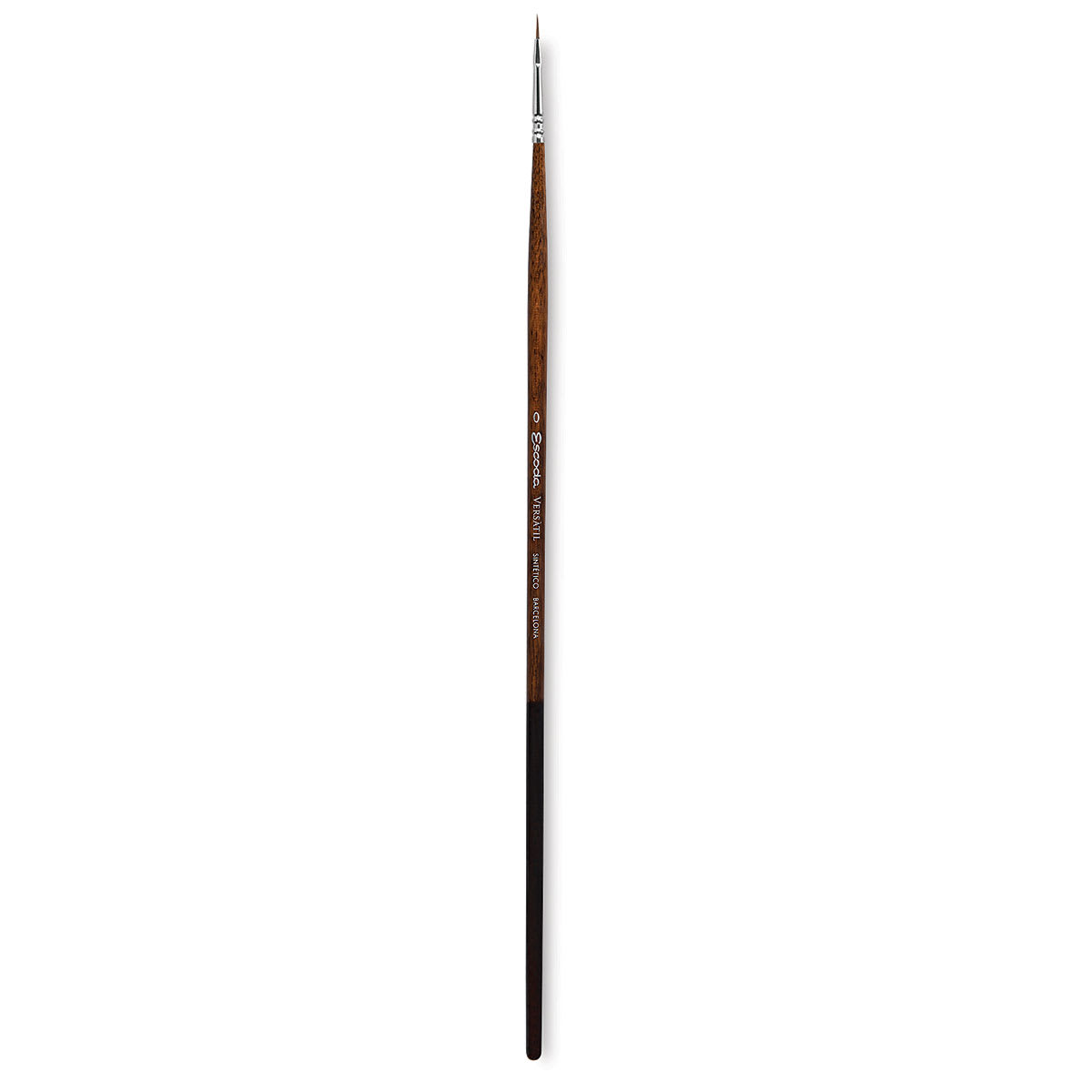 Escoda Versatil Brush - Flat, Size 0, Long Handle