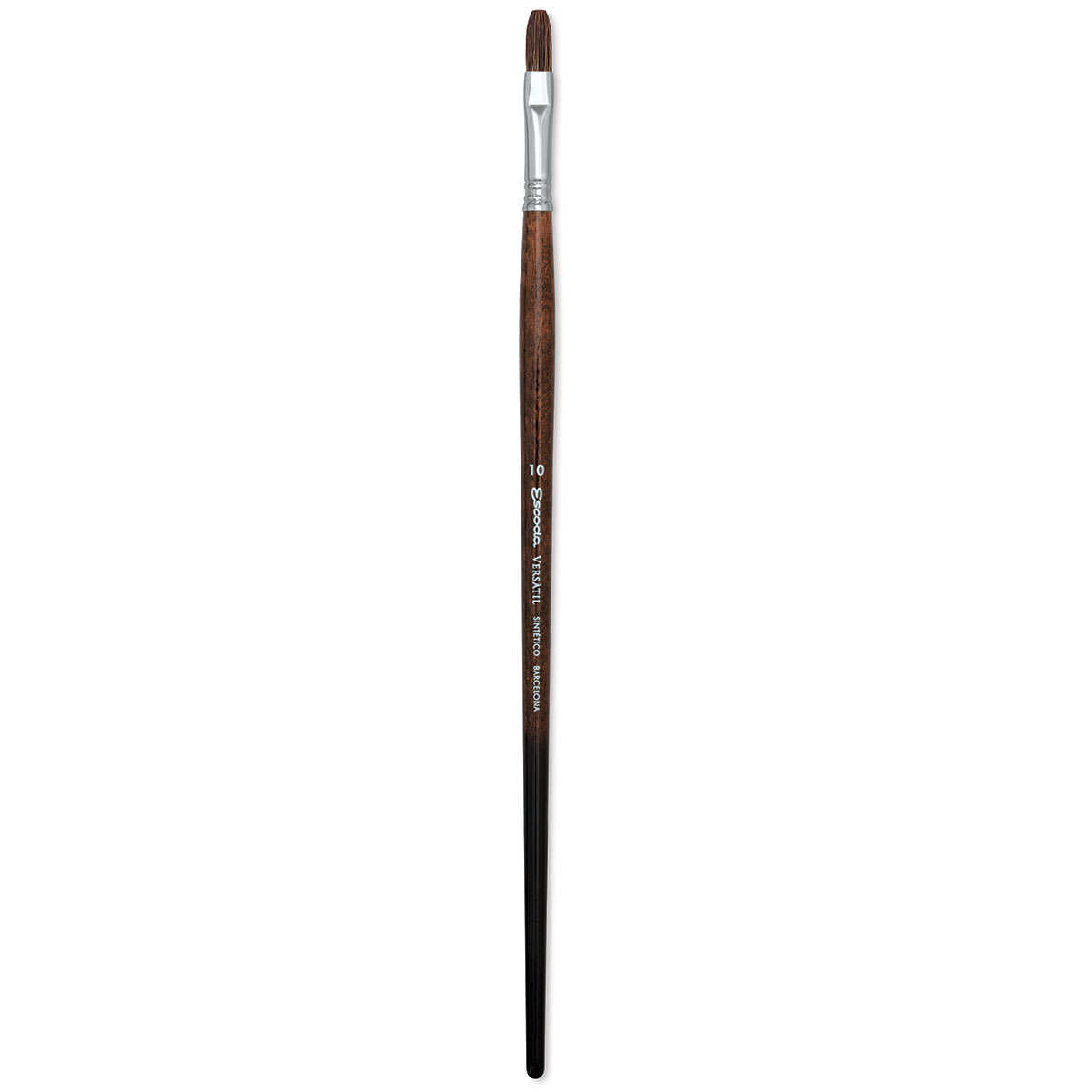 Escoda Versatil Brush - Flat, Size 10, Long Handle