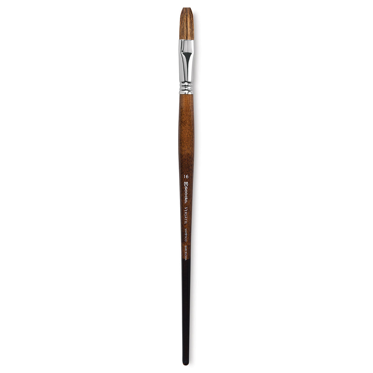 Escoda Versatil Brush - Flat, Size 16, Long Handle