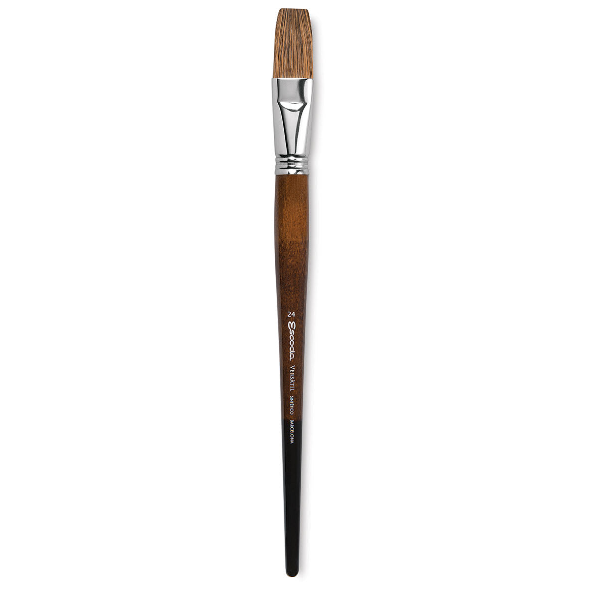 Escoda Versatil Brush - Flat, Size 24, Long Handle