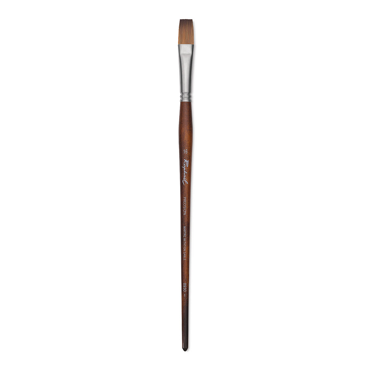 Raphaël Precision Brush - Flat, Size 16, Long Handle
