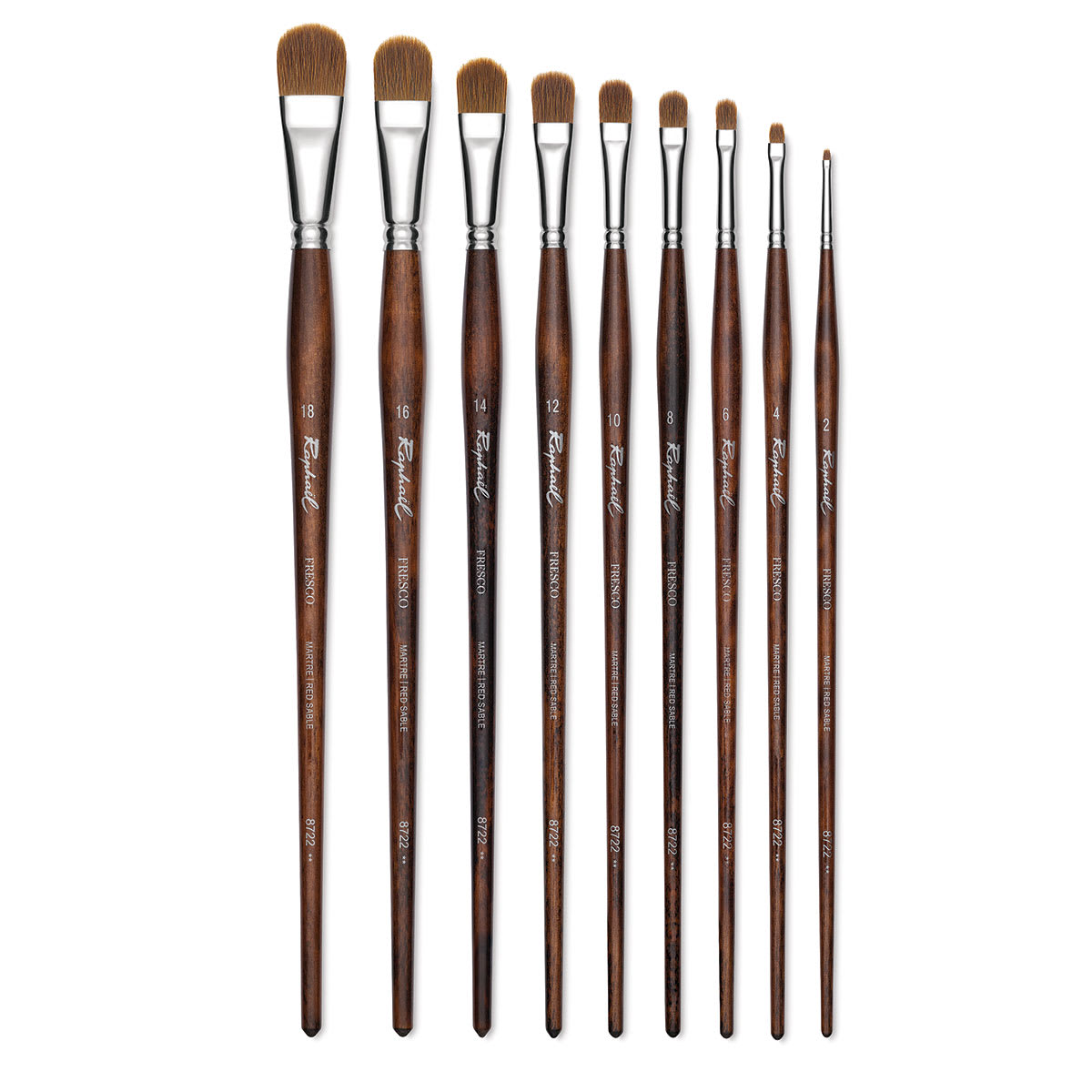 Raphaël Fresco Red Sable Brushes