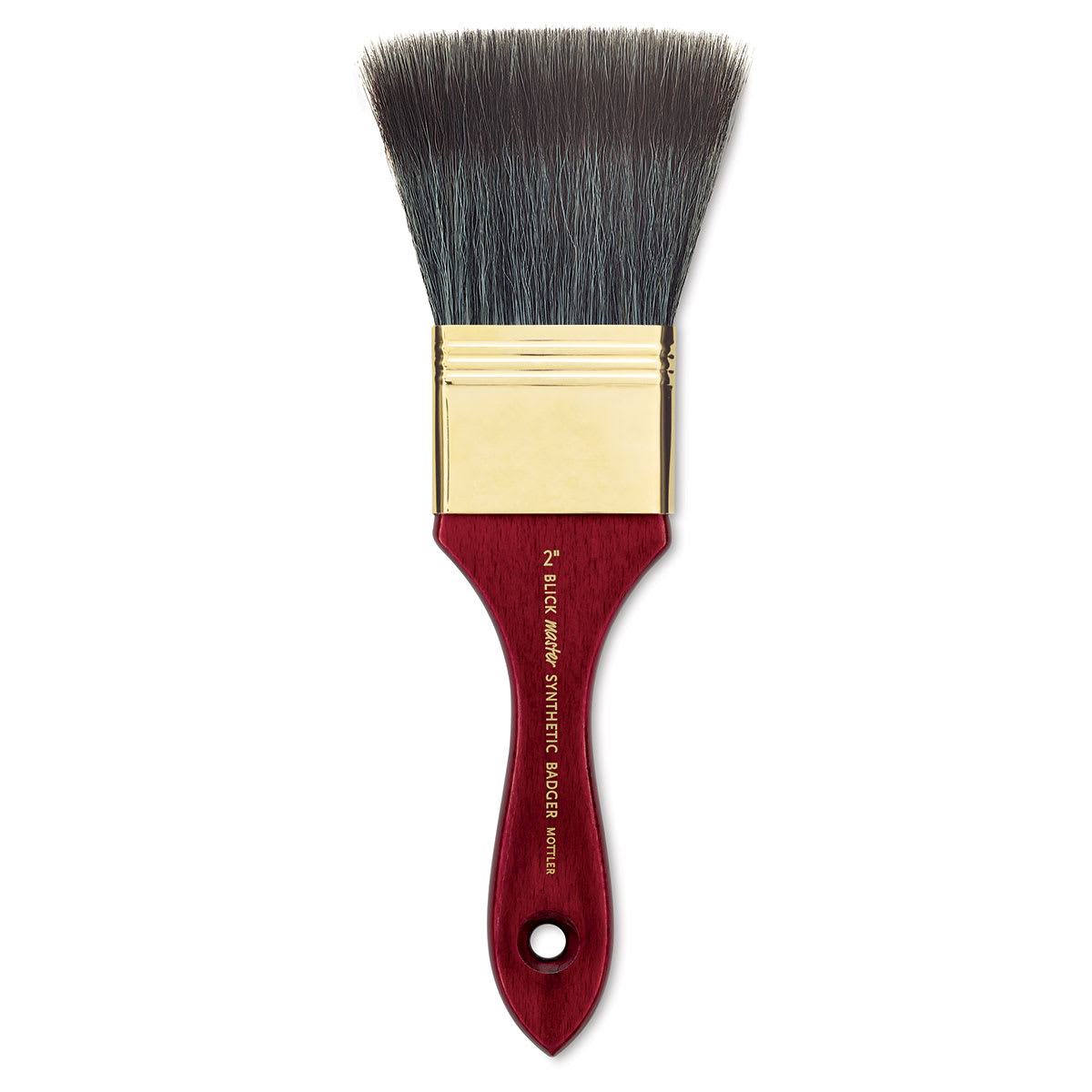 Blick Master Synthetic Badger Brushes - Single Mottler Brush upright