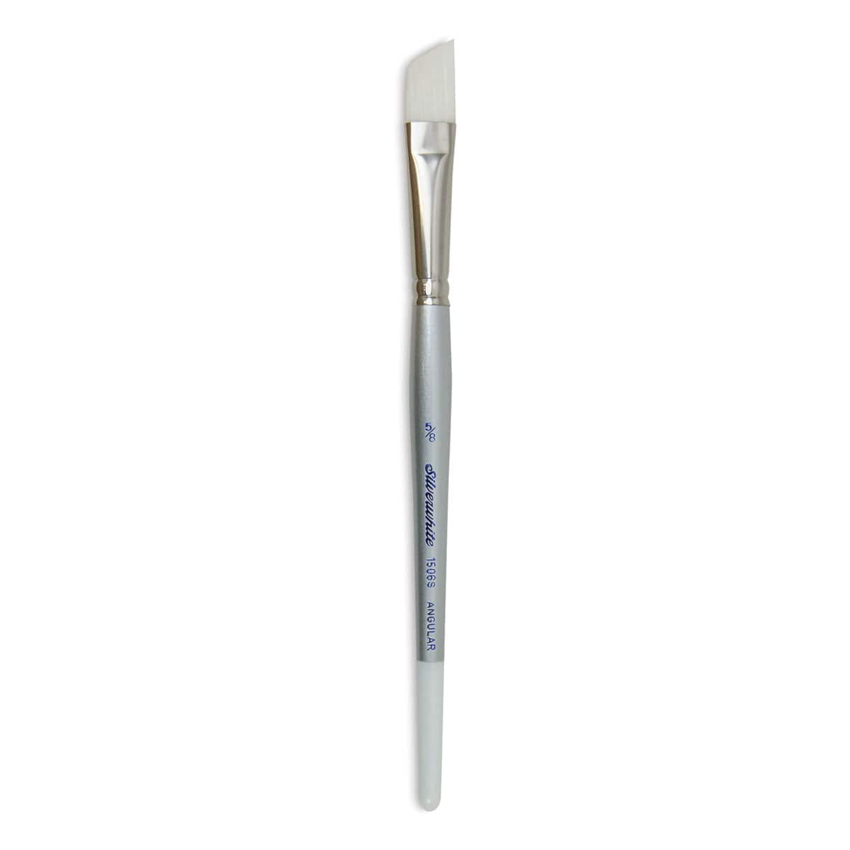 Silver Brush Silverwhite Synthetic Brush - Angular, Short Handle, 5/8"