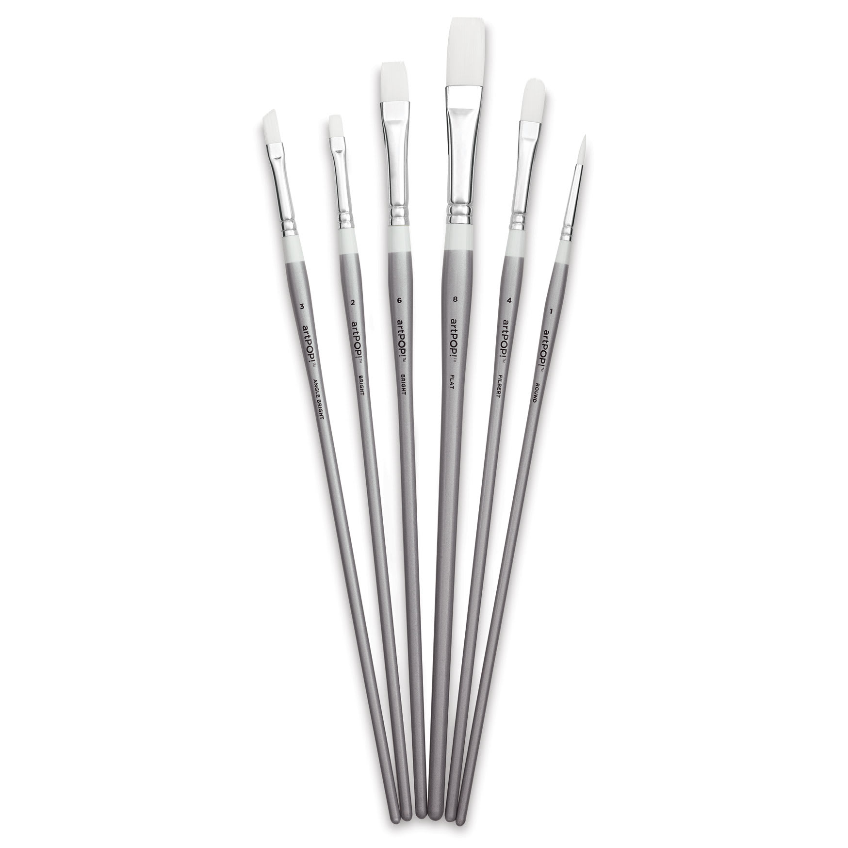 artPOP! Premium Plus Synthetic Acrylic & Oil Brush Set