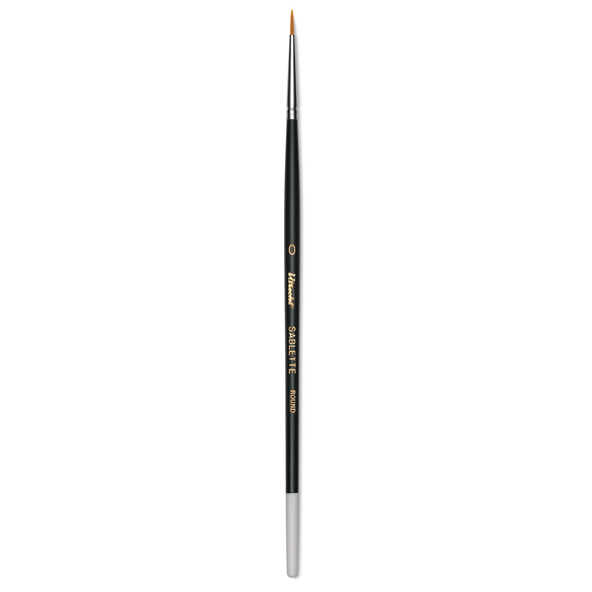 Utrecht Synthetic Sablette Round - Size 0, Short Handle
