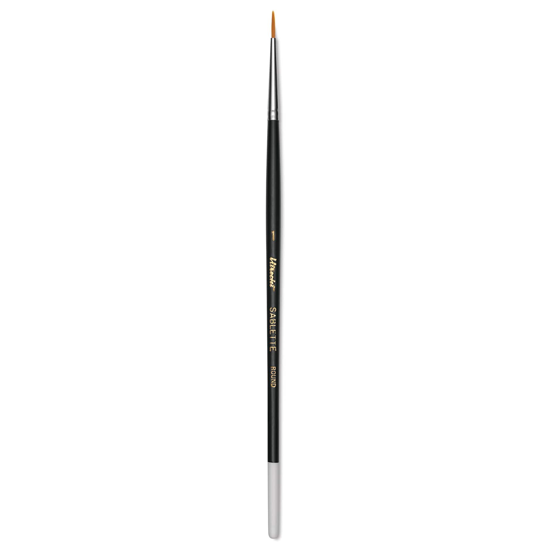 Utrecht Synthetic Sablette Round - Size 1, Short Handle