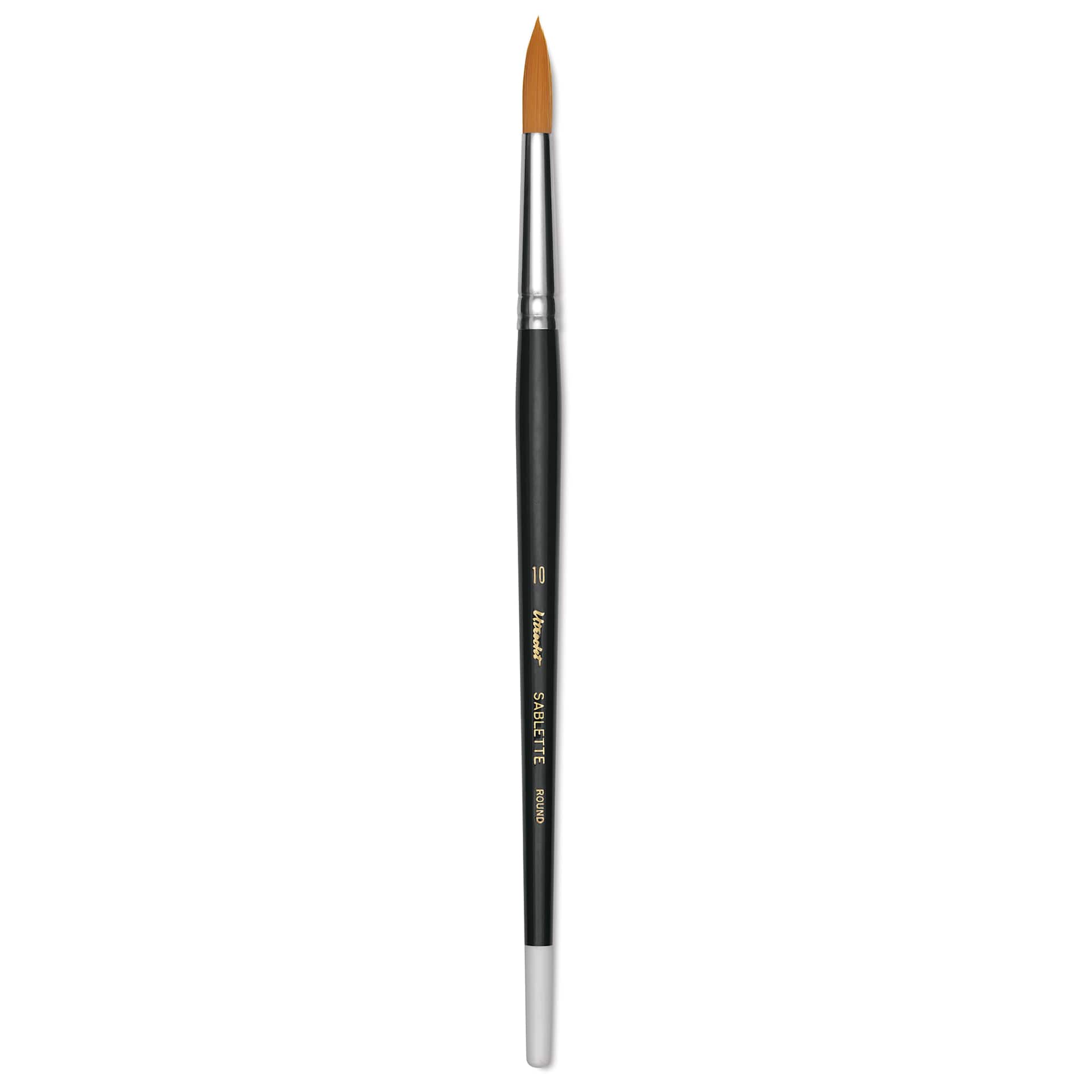Utrecht Synthetic Sablette Round - Size 10, Short Handle