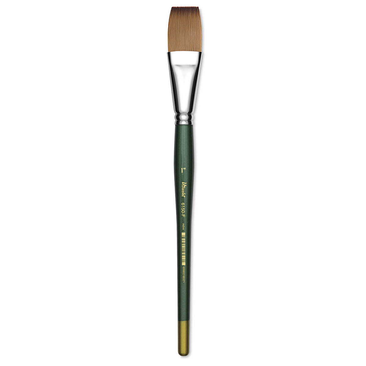 Utrecht Series 6150 Synthetic Golden Taklon Watercolor Brushes - single Flat Brush shown Utrecht Series 6150 Synthetic Golden Taklon Watercolor Brushes - single Flat Brush shown