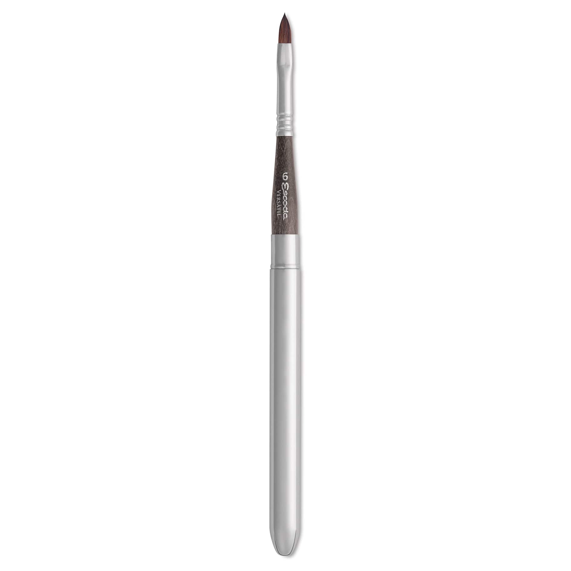 Escoda Versatil Travel Brush - Filbert, Short Handle, Size 6