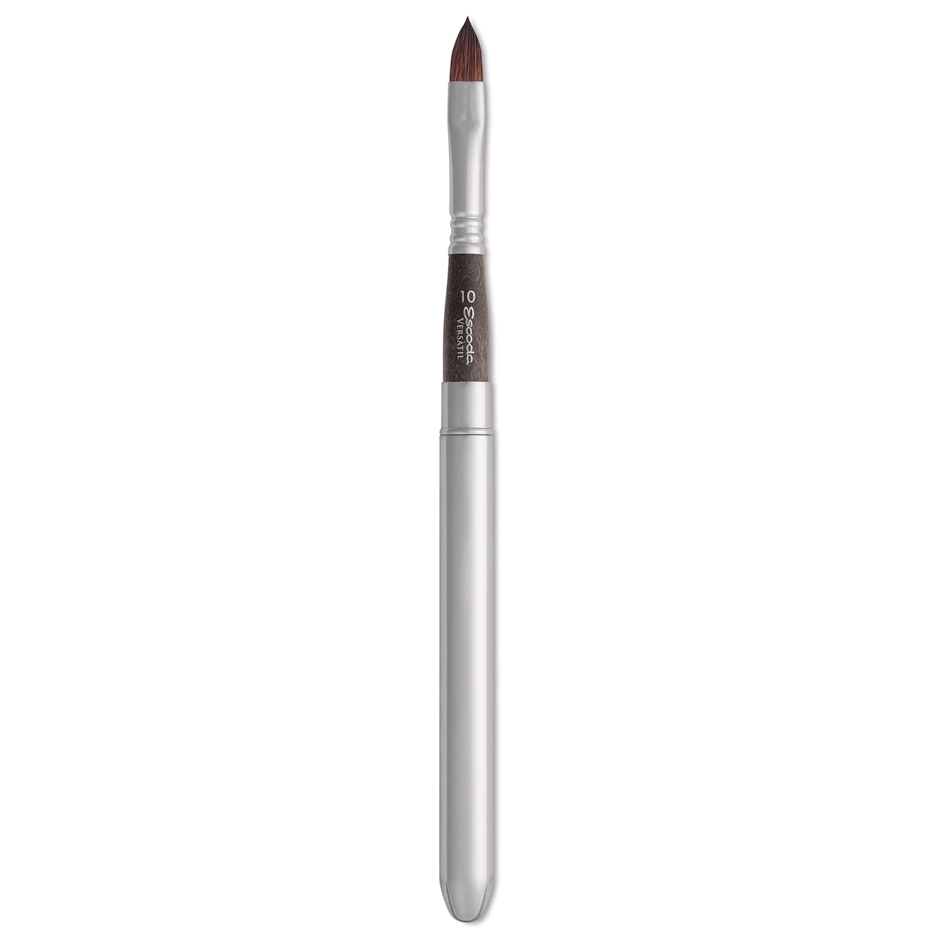 Escoda Versatil Travel Brush - Filbert, Short Handle, Size 10