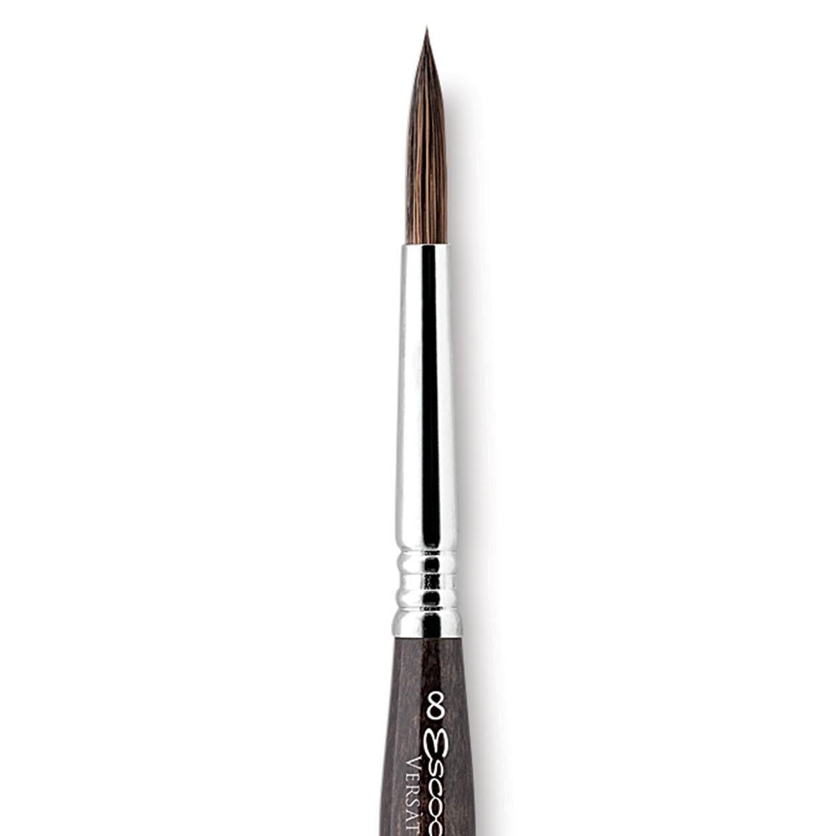 Escoda Versatil Brush - Travel Round,  Size 8, Short Handle close up