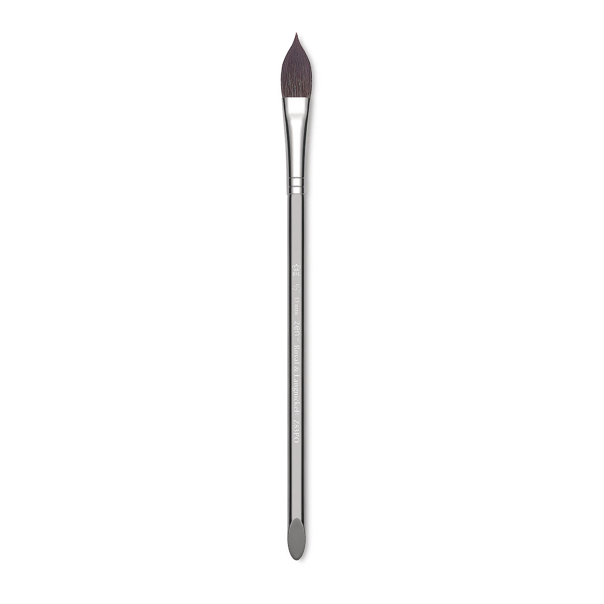 Royal & Langnickel Zen Synthetic Watercolor Brush - Pointed Oval, 1/2"