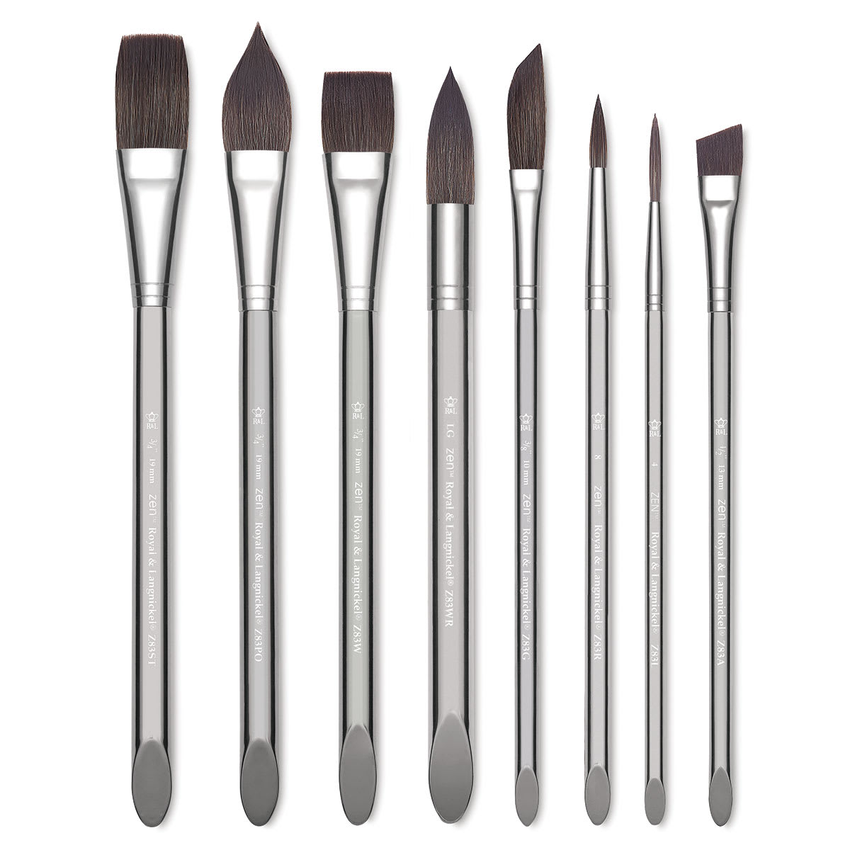 Royal & Langnickel Zen Synthetic Watercolor Brushes