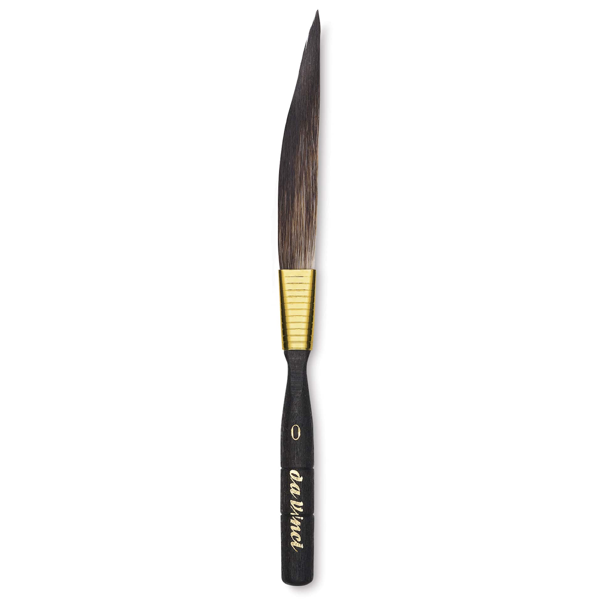 Da Vinci Casaneo Synthetic Squirrel Watercolor Brush - Sword Striper, Size 0, Short Handle, Synthetic