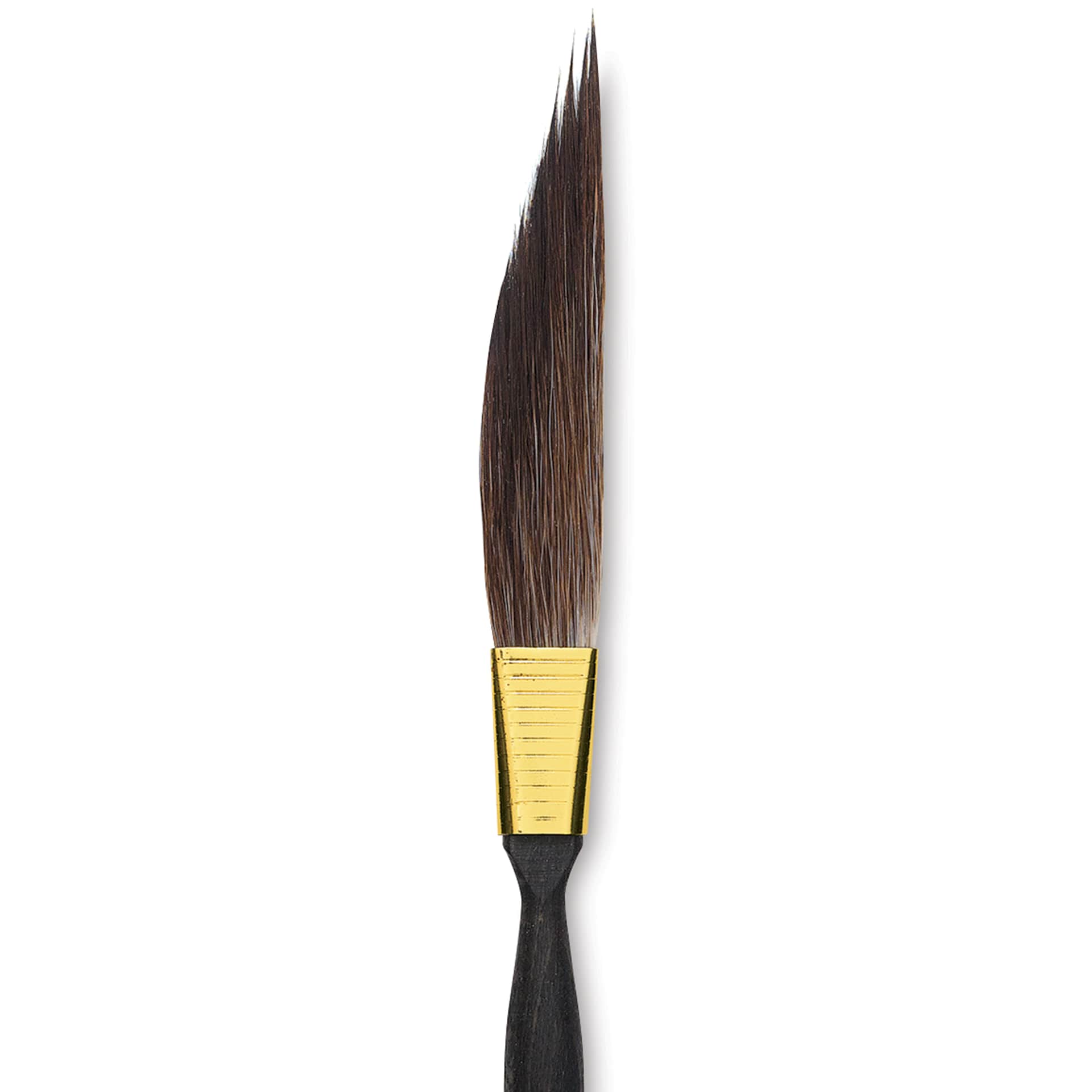 Da Vinci Casaneo Synthetic Squirrel Watercolor Brush - Sword Striper, Size 1, Short Handle, Synthetic, close up