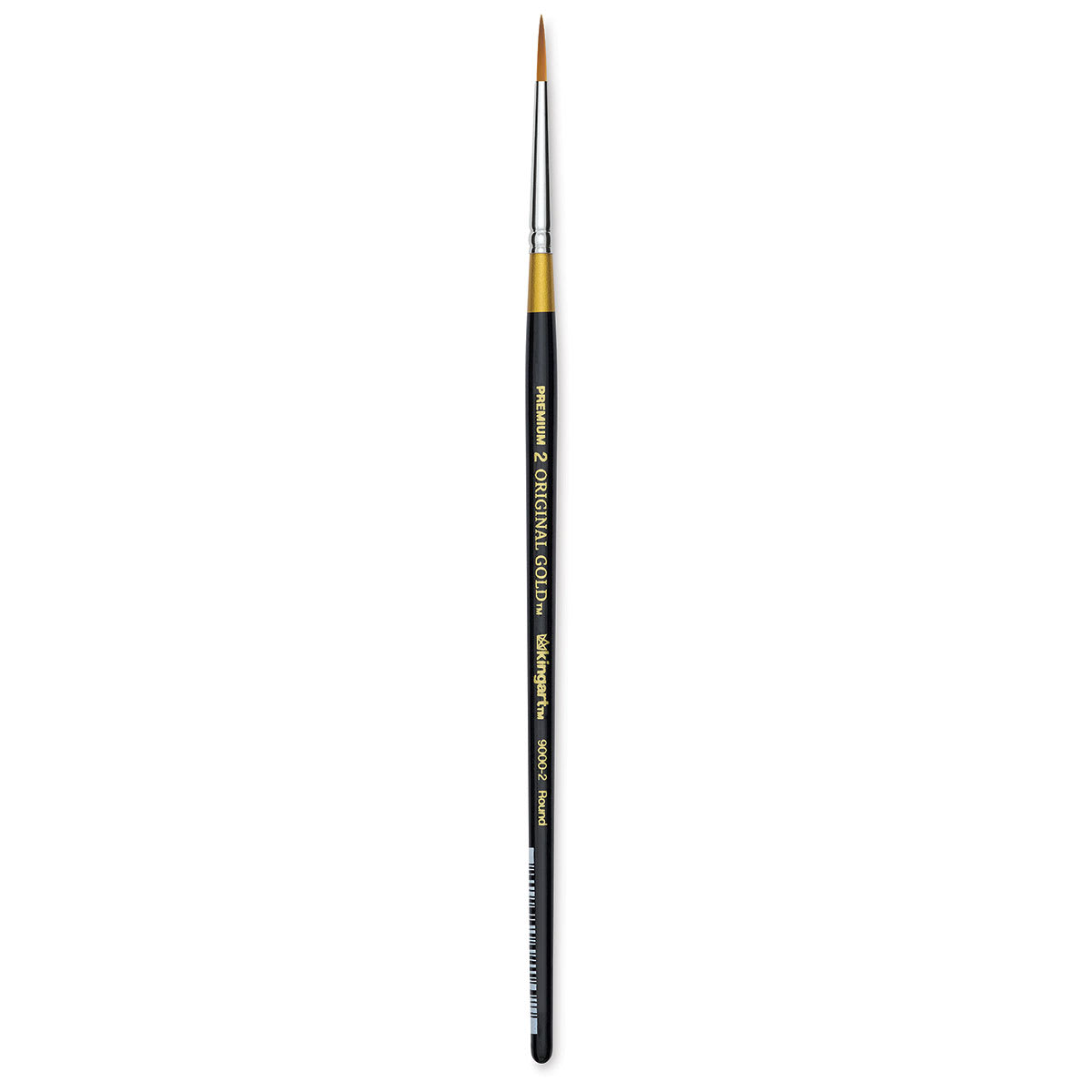 Kingart Original Gold Brush - Round, Size 2, Short Handle