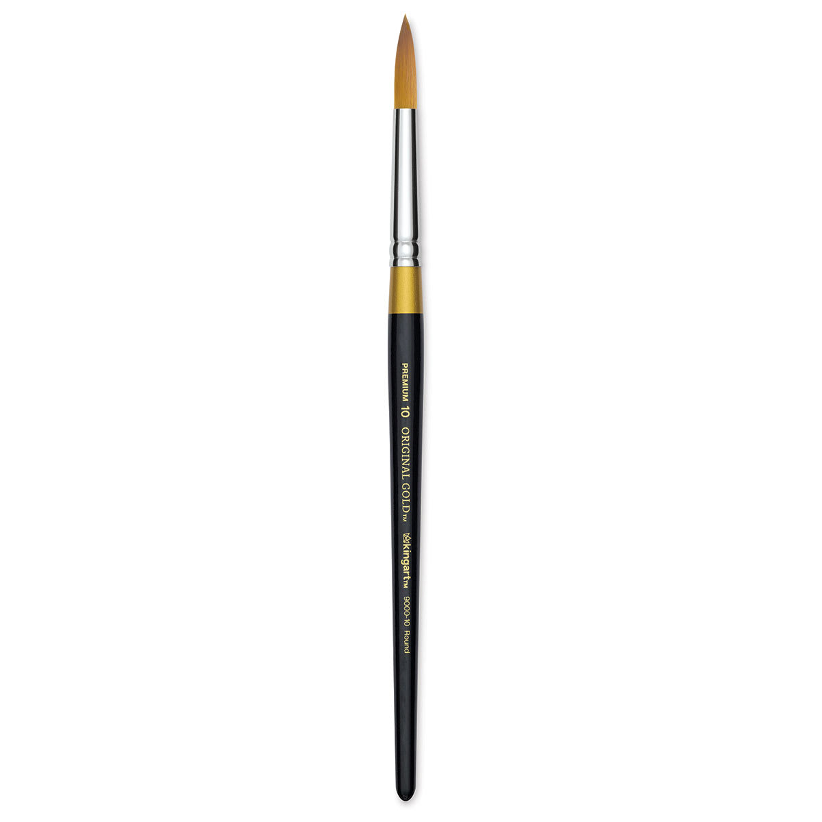 Kingart Original Gold Brush - Round, Size 10, Short Handle