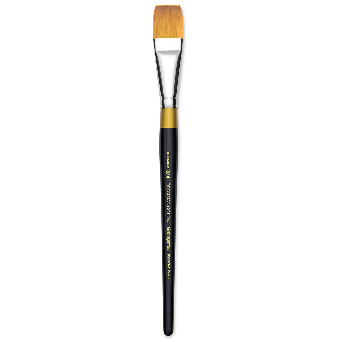 Kingart Original Gold Brush - Wash, Size 3/4'', Short Handle