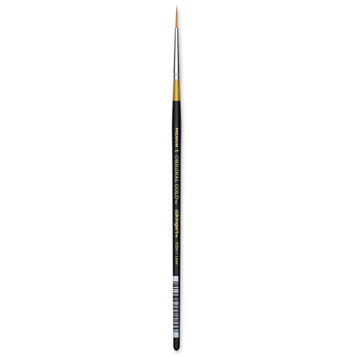 Kingart Original Gold Brush - Liner, Size 1, Short Handle