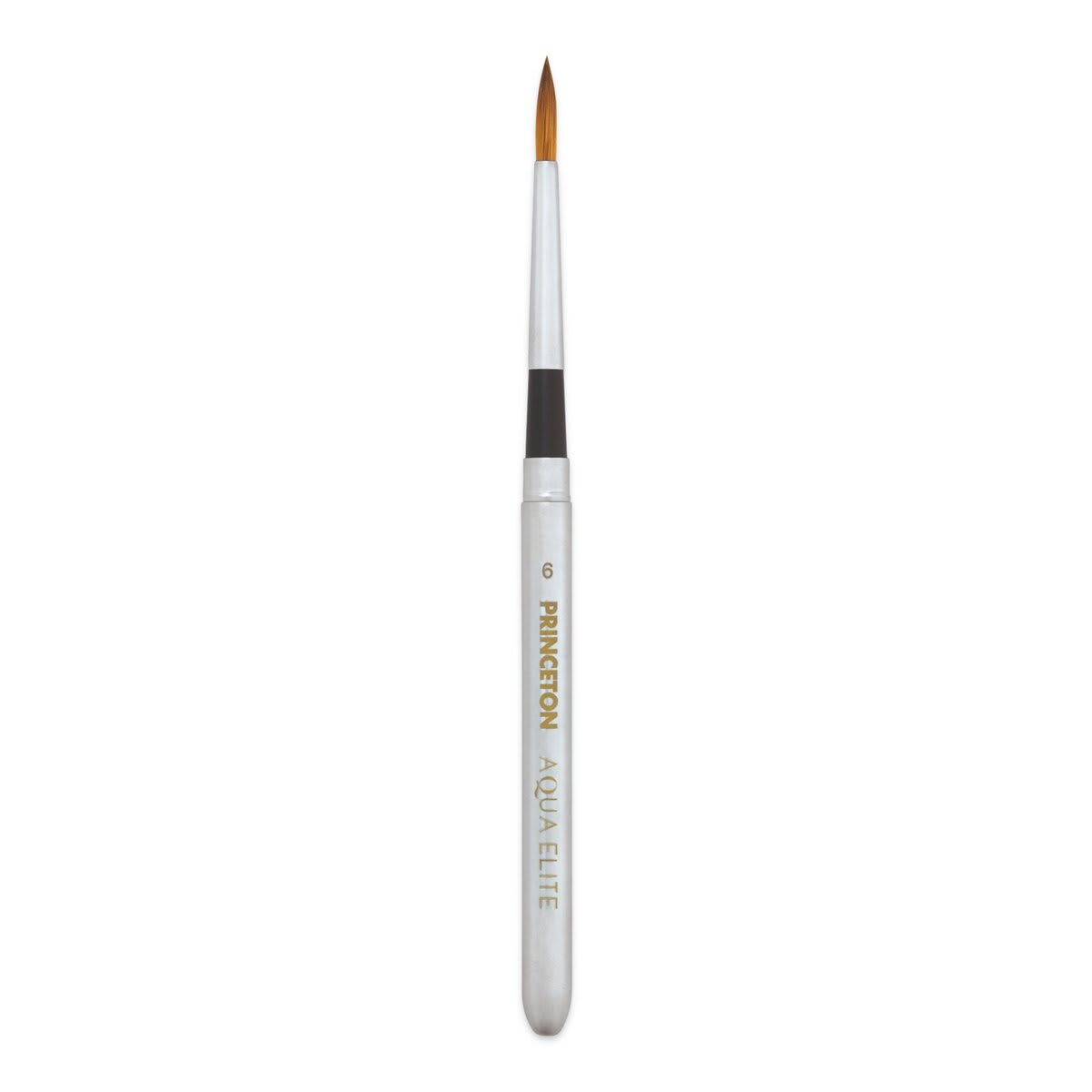 Princeton Aqua Elite Series 4850 Synthetic Brush - Travel Round, Size 6 (cap being used for handle) Princeton Aqua Elite Series 4850 Synthetic Brush - Travel Round, Size 6 (cap being used for handle)