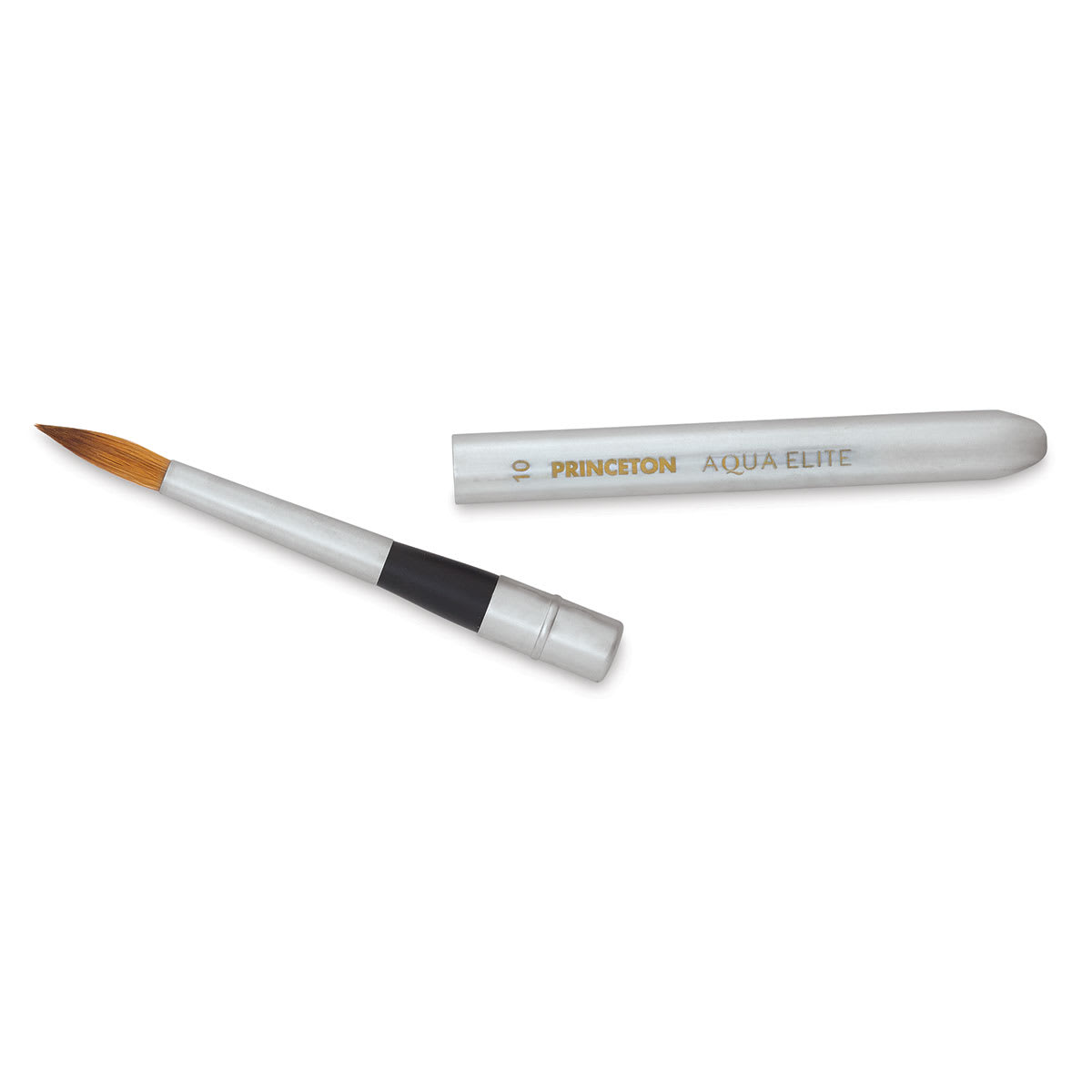 Princeton Aqua Elite Series 4850 Synthetic Brush - Travel Round, Size 10 (cap separated from handle) Princeton Aqua Elite Series 4850 Synthetic Brush - Travel Round, Size 10 (cap separated from handle)