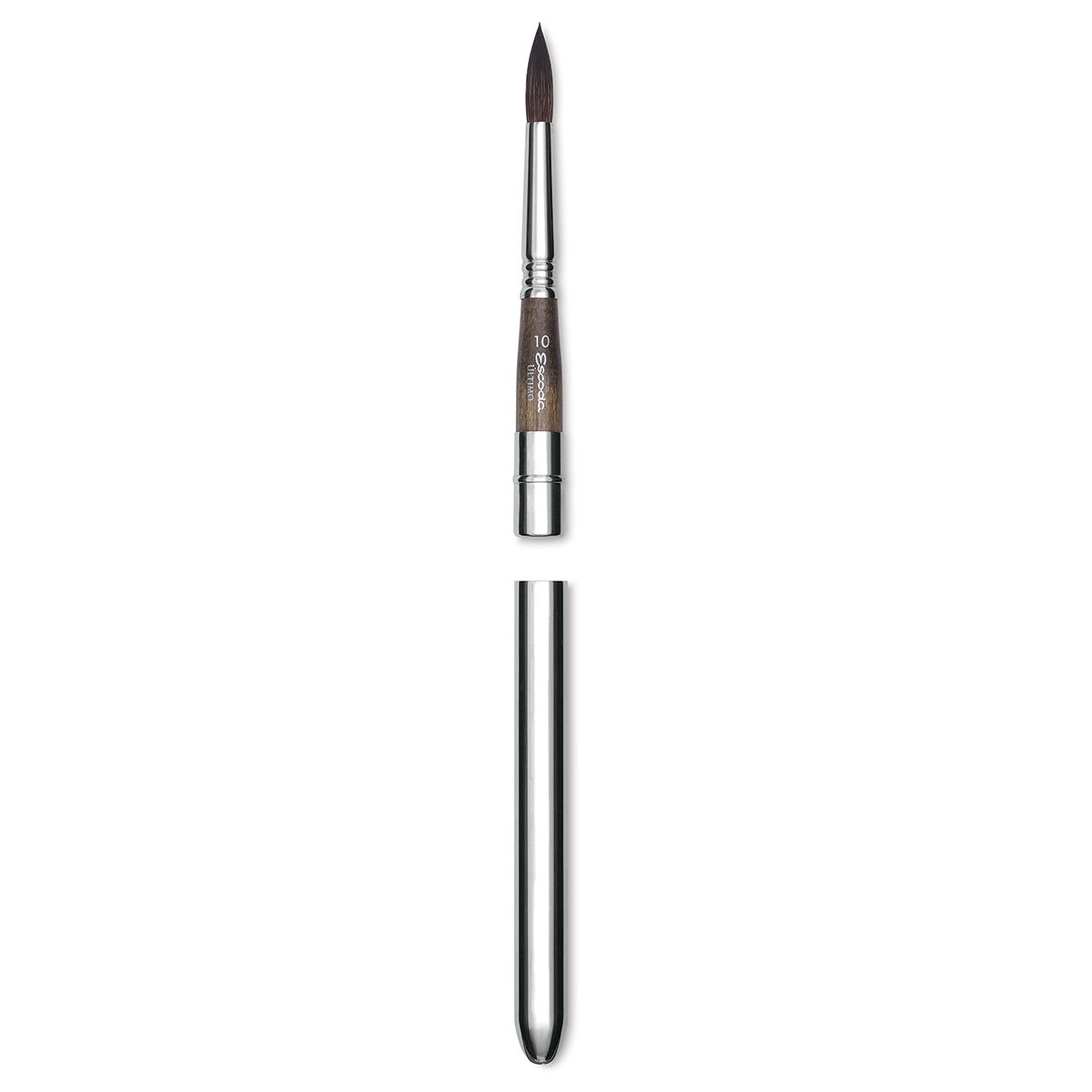 Escoda Último Synthetic Squirrel Brush - Travel Round, Size 10 (handle separated from cap) Escoda Último Synthetic Squirrel Brush - Travel Round, Size 10 (handle separated from cap)