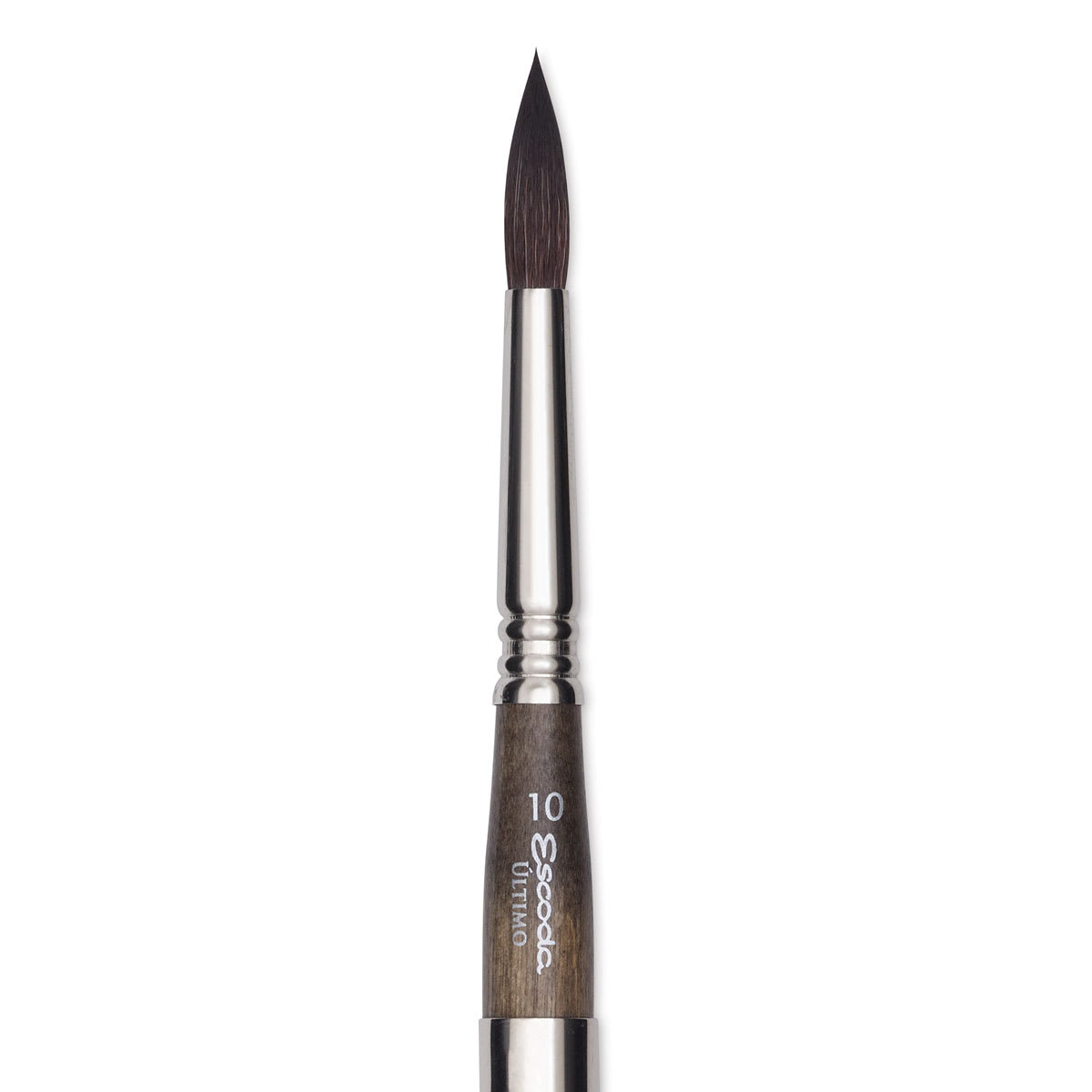 Escoda Último Synthetic Squirrel Brush - Travel Round, Size 10 (close-up)