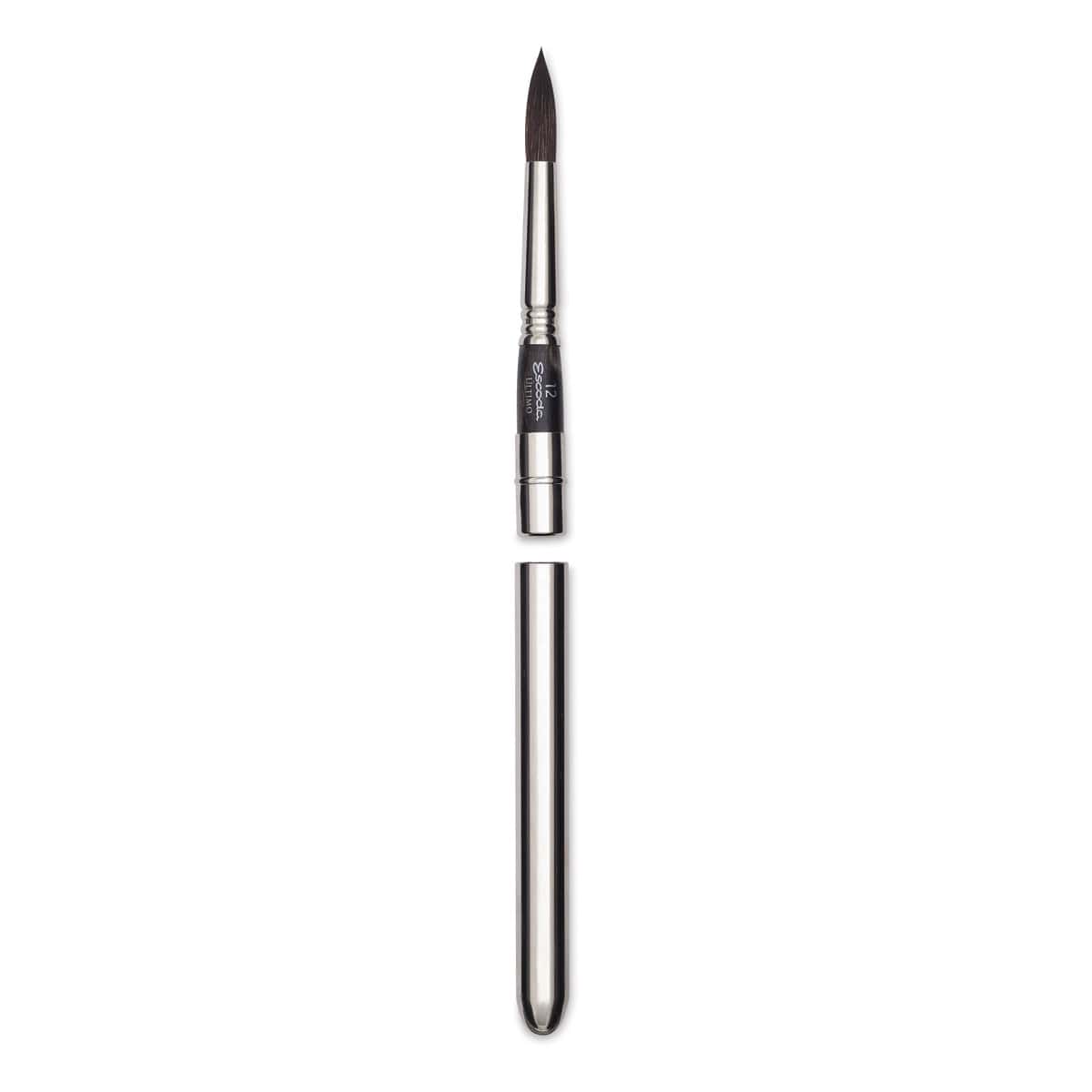 Escoda Último Synthetic Squirrel Brush - Travel Round, Size 12 (handle separated from cap)