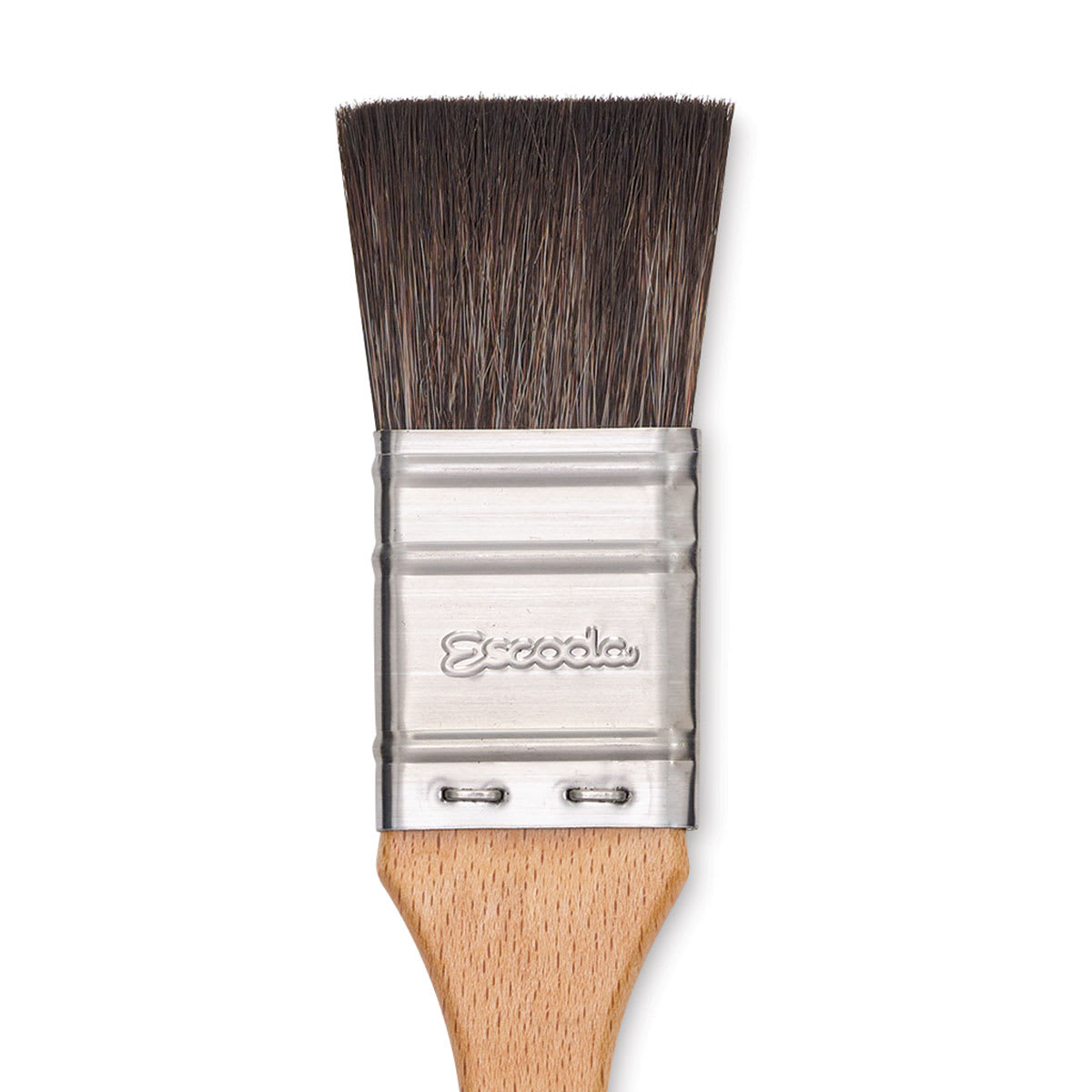 Escoda Último Synthetic Squirrel Brush -  Mottler, Size 12 (close-up)