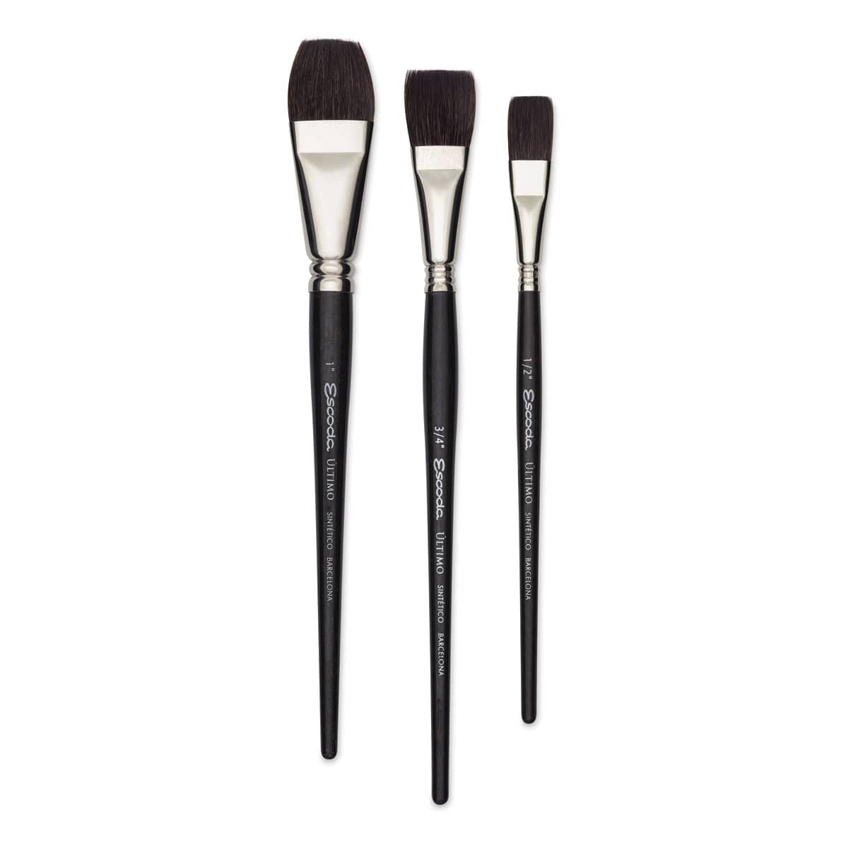 Escoda Último Synthetic Squirrel Brushes - Flat Wash