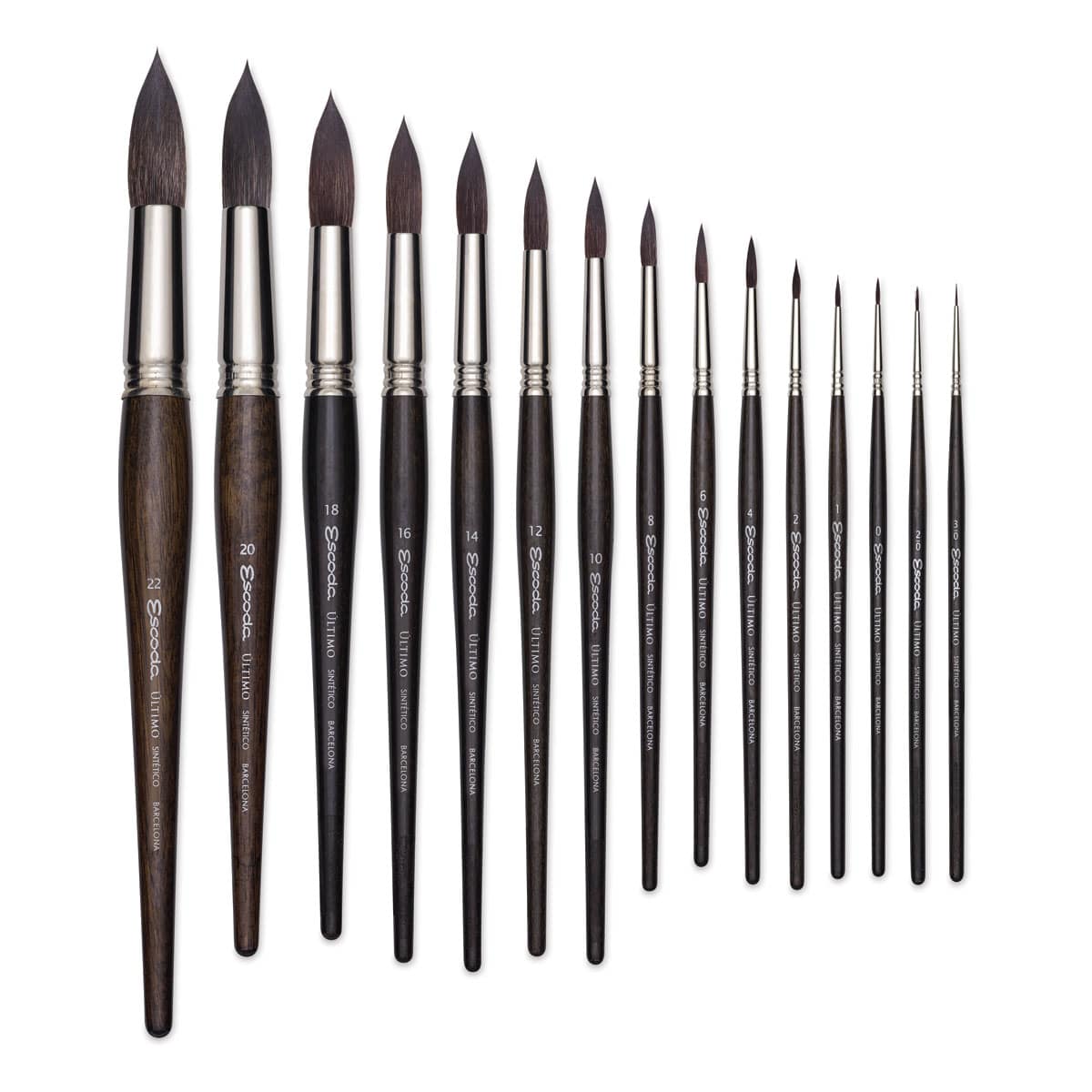 Escoda Último Synthetic Squirrel Brushes - Round