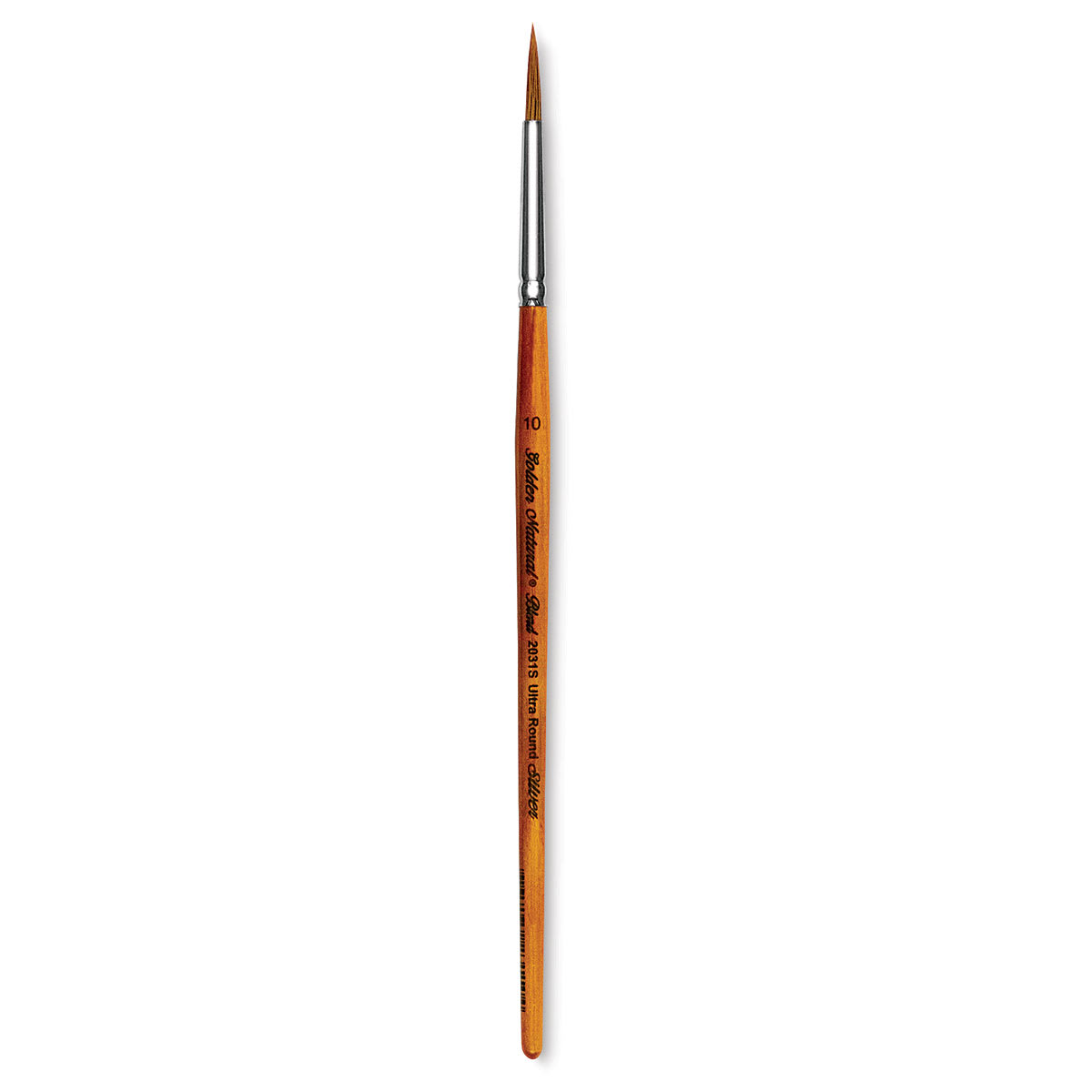Silver Brush Golden Natural Brush - Ultra Round, Short Handle, Size 10 (full brush)