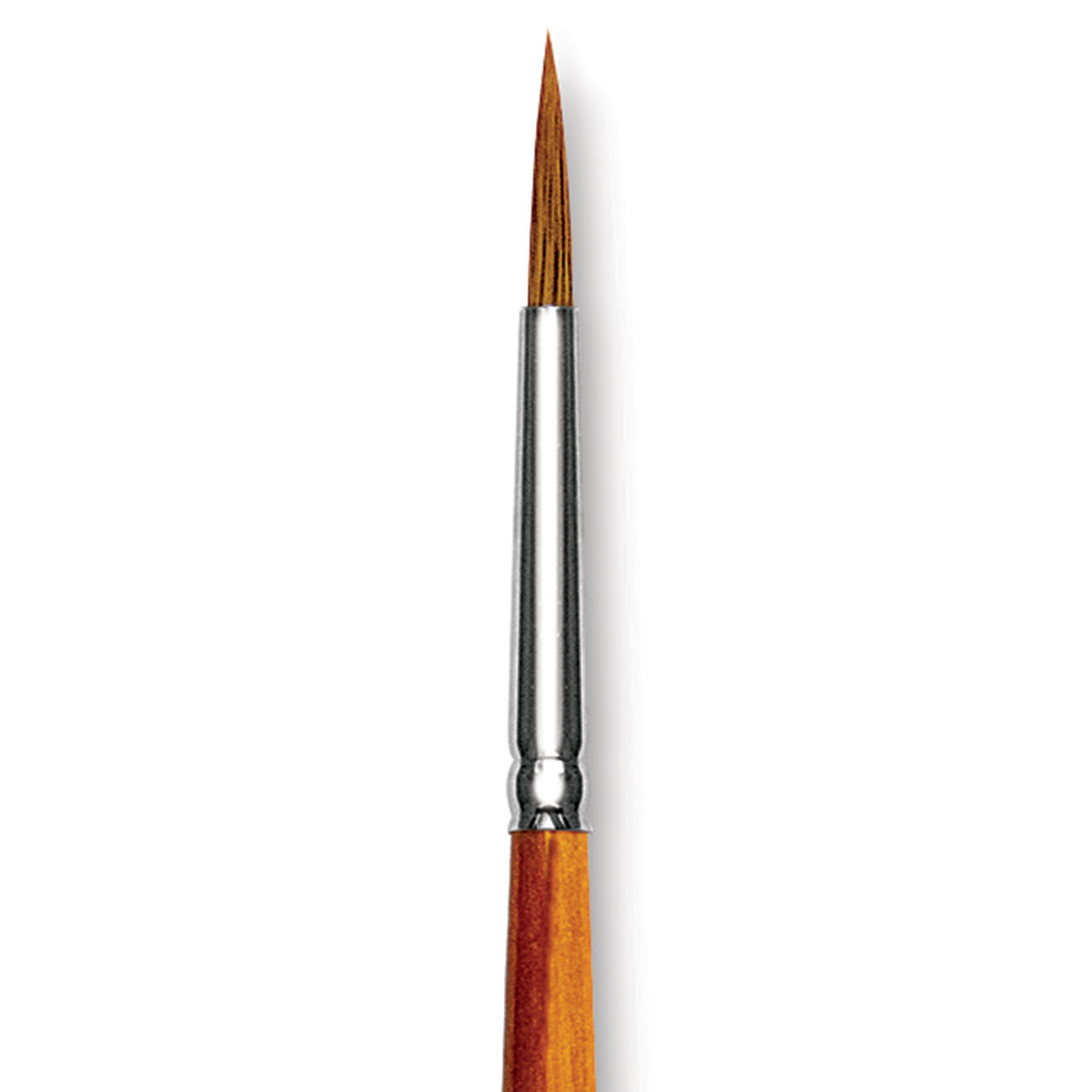 Silver Brush Golden Natural Brush - Ultra Round, Short Handle, Size 10 (close-up)