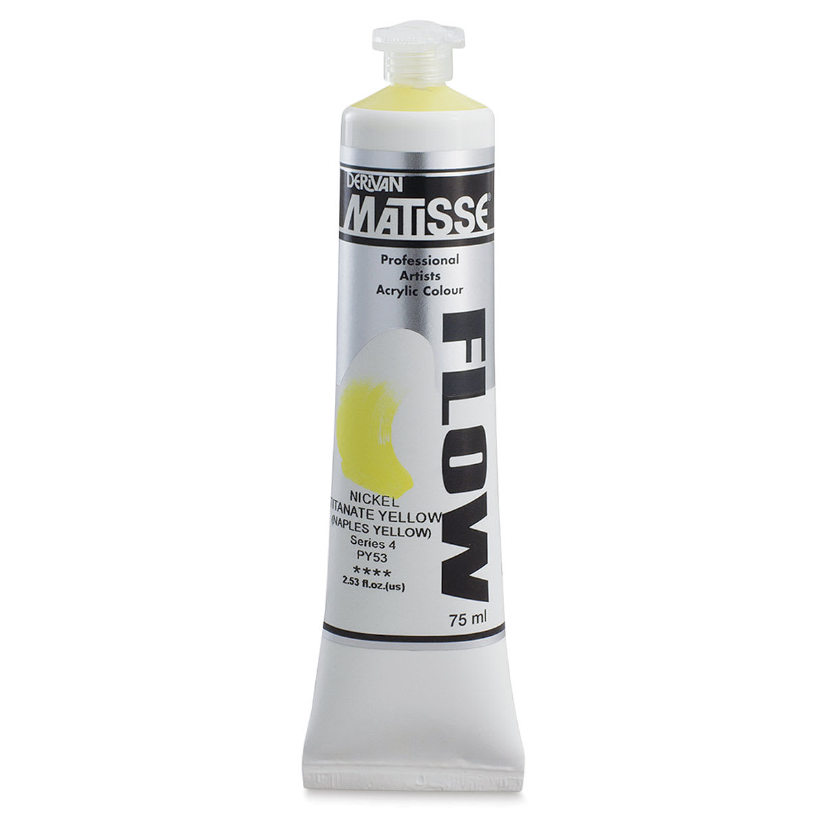 Matisse Flow Acrylic Paint - Nickel Titanate, 75 ml