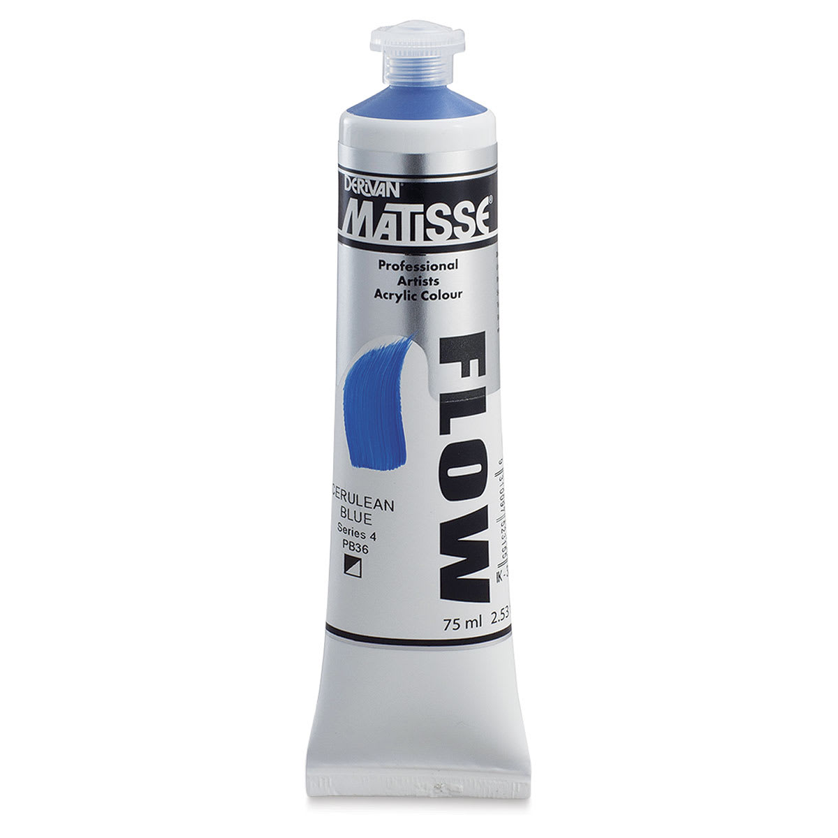 Matisse Flow Acrylic Paint - Cerulean Blue, 75 ml