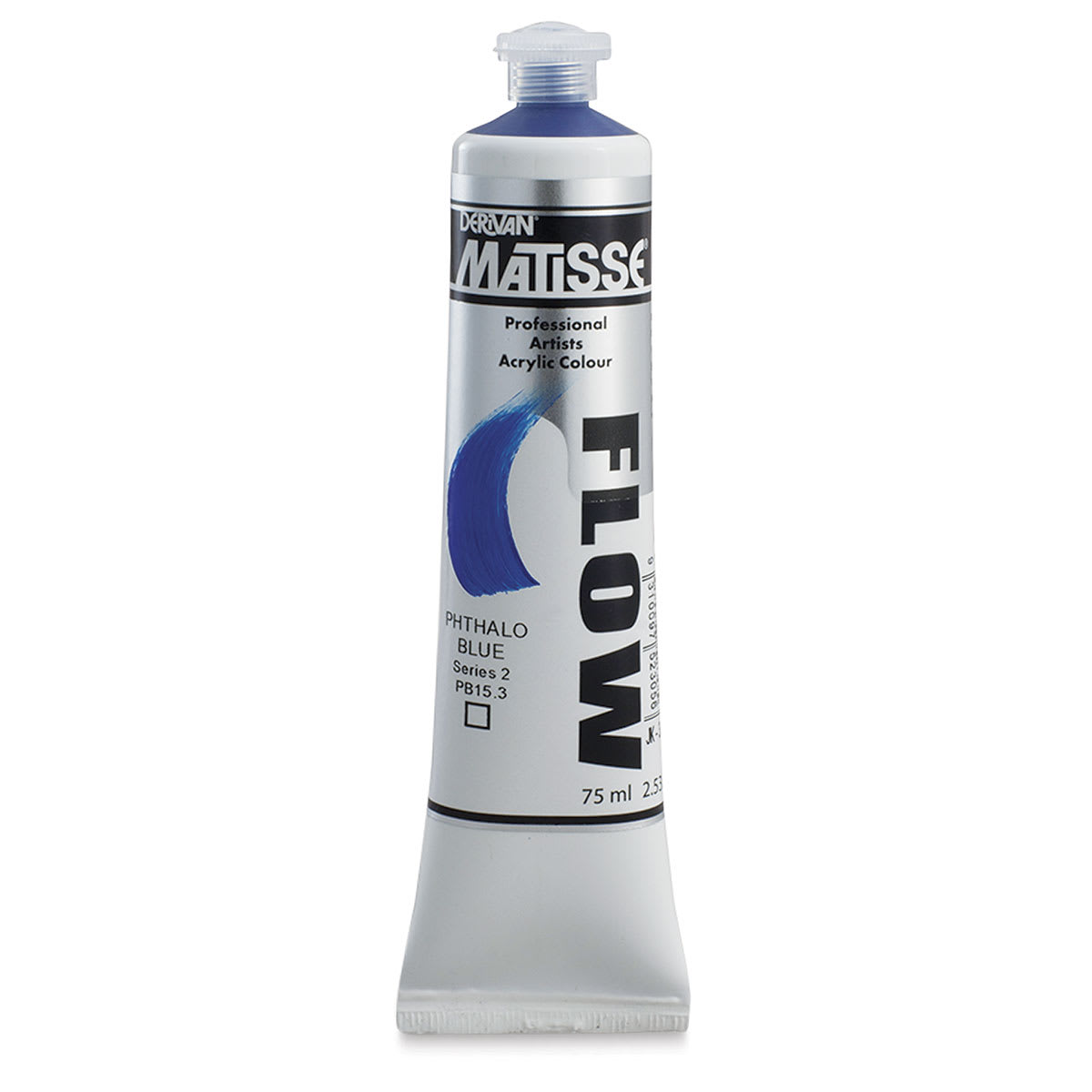Matisse Flow Acrylic Paint - Phthalo Blue, 75 ml