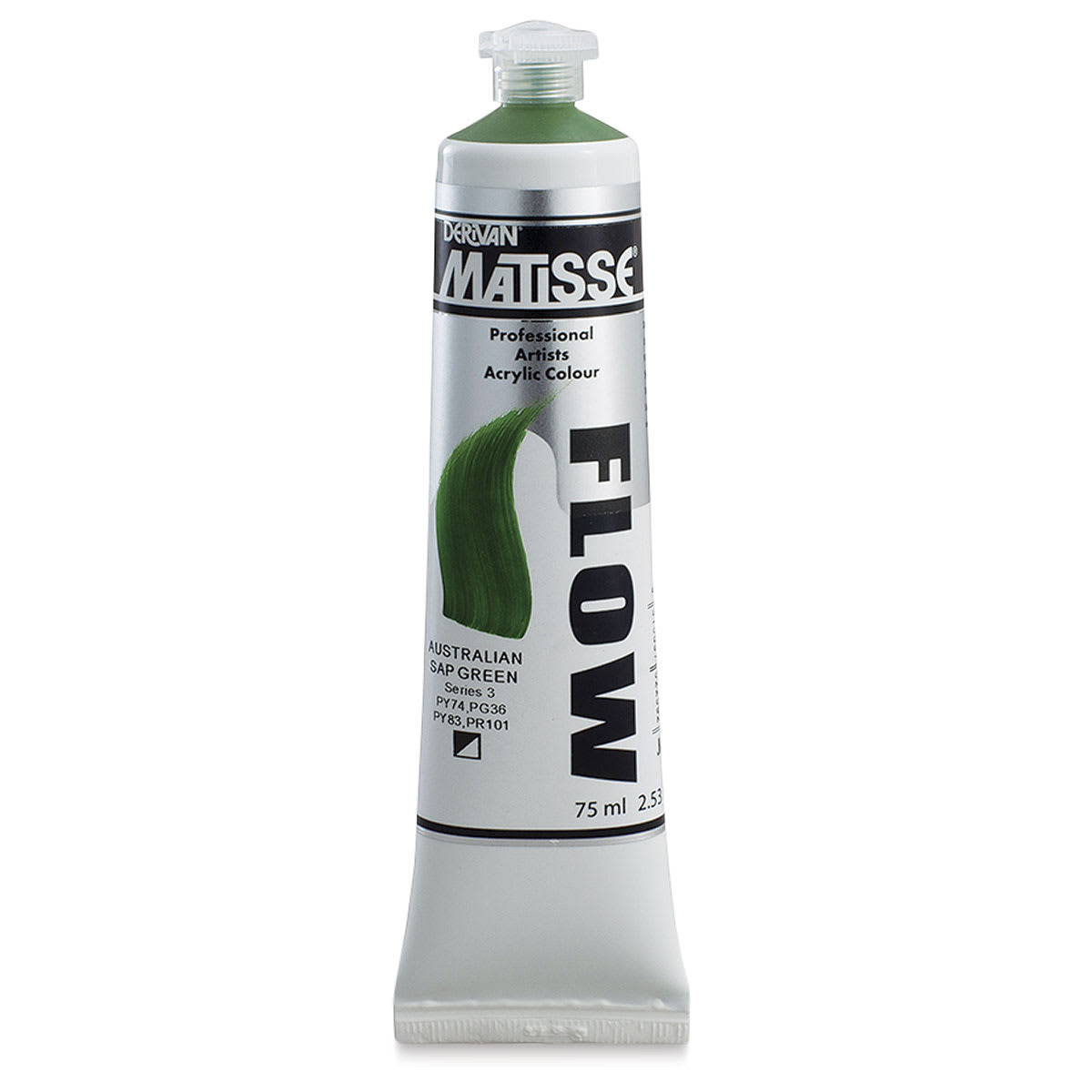 Matisse Flow Acrylic Paint - Australian Sap Green, 75 ml