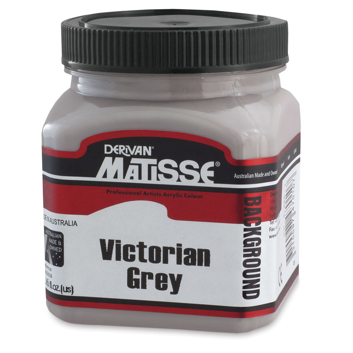 Matisse Background Colors Acrylic Paint - Victorian Grey, 250 ml