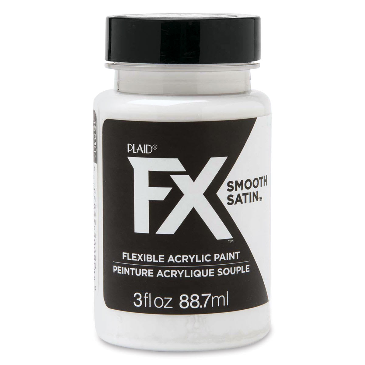 Plaid FX Smooth Satin Flexible Acrylic Paint - Blizzard, 3 oz