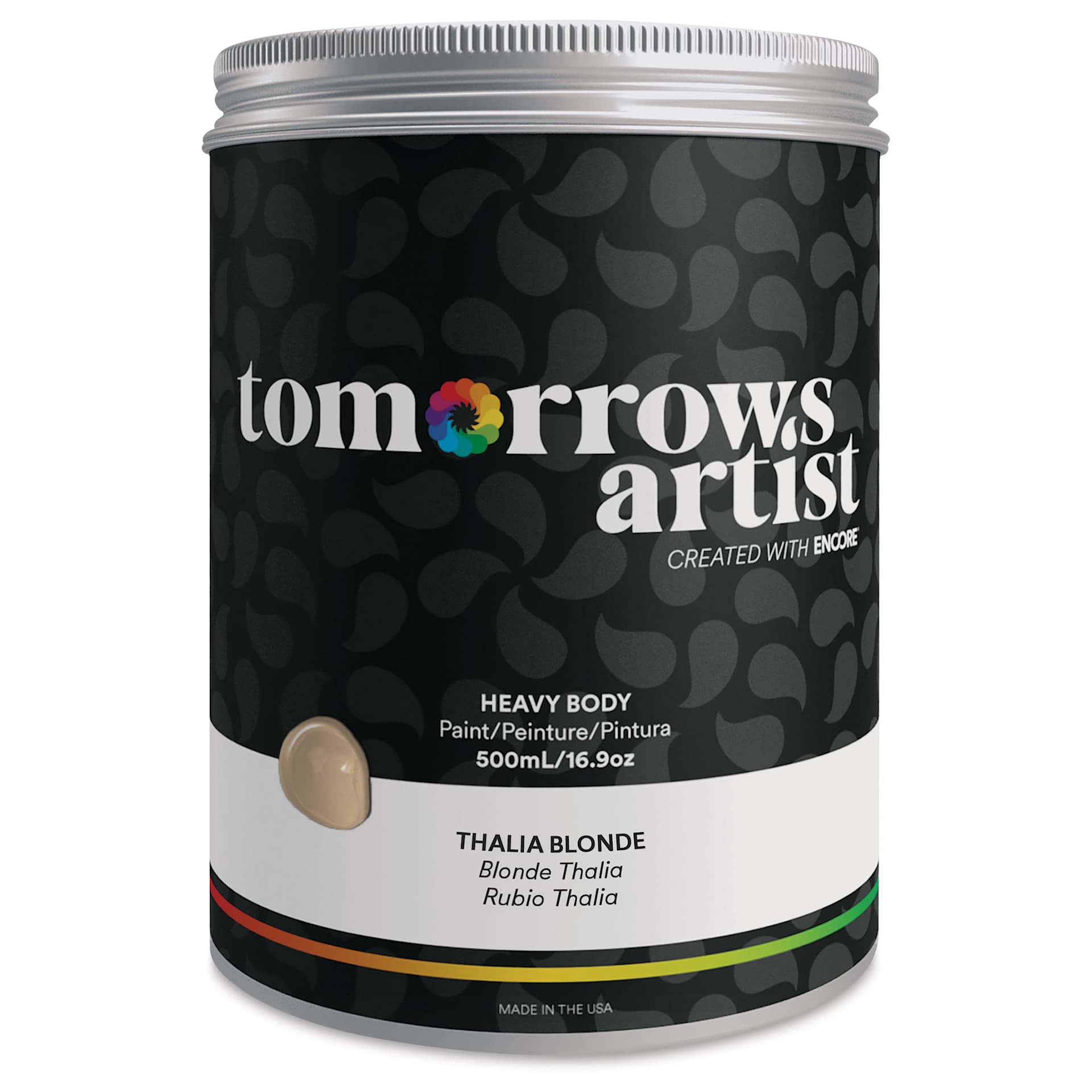 Tomorrow's Artist Eco-Friendly Heavy Body Acrylic Paint - Thalia Blonde, 500 ml