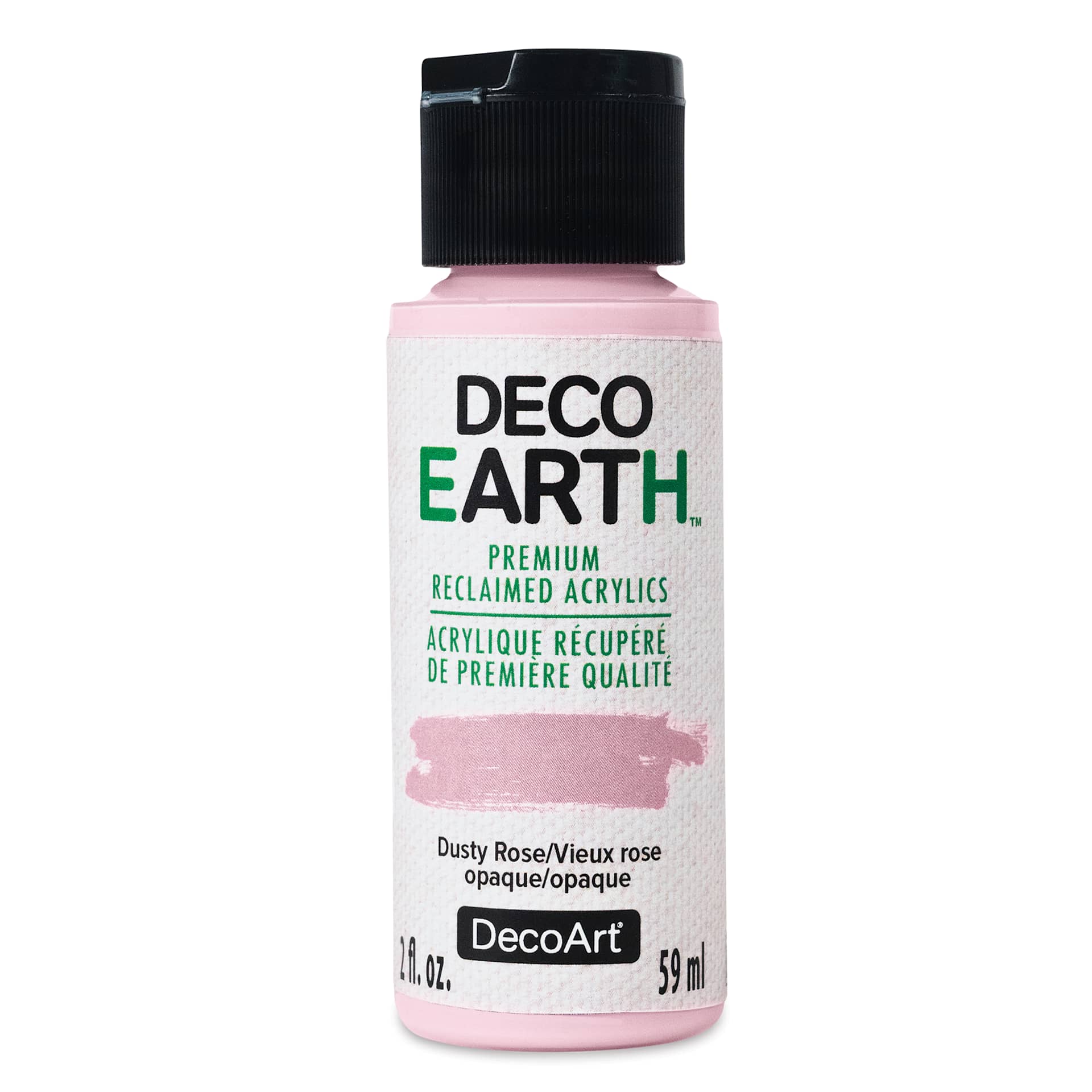 DecoArt DecoEarth Premium Reclaimed Acrylic Paint - Dusty Rose, 2 oz