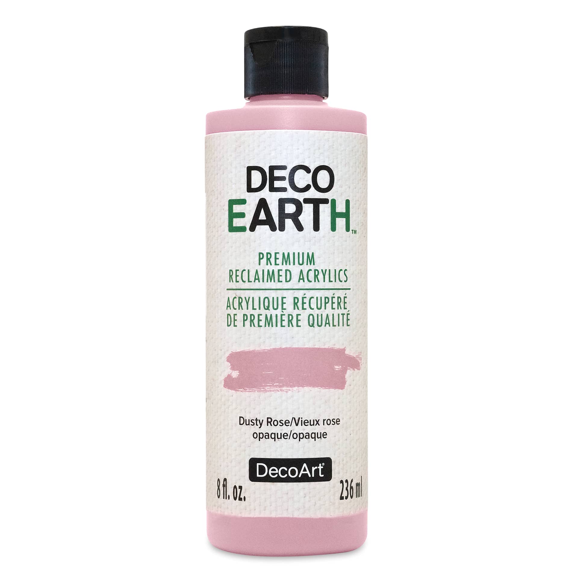 DecoArt DecoEarth Premium Reclaimed Acrylic Paint - Dusty Rose, 8 oz